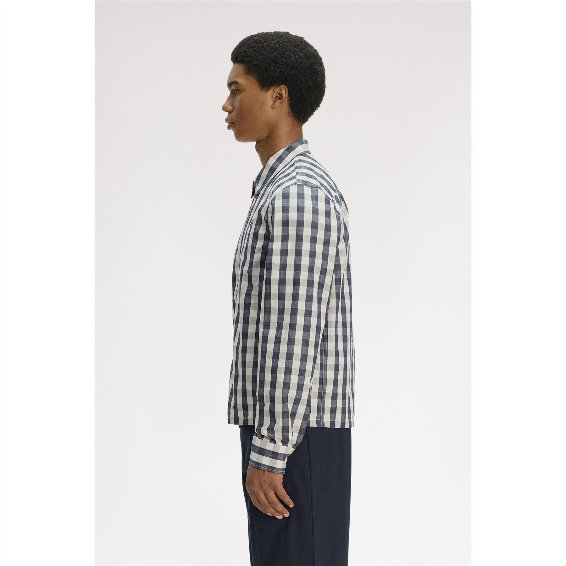 Fred Perry Long Sleeve Patterned Shirt