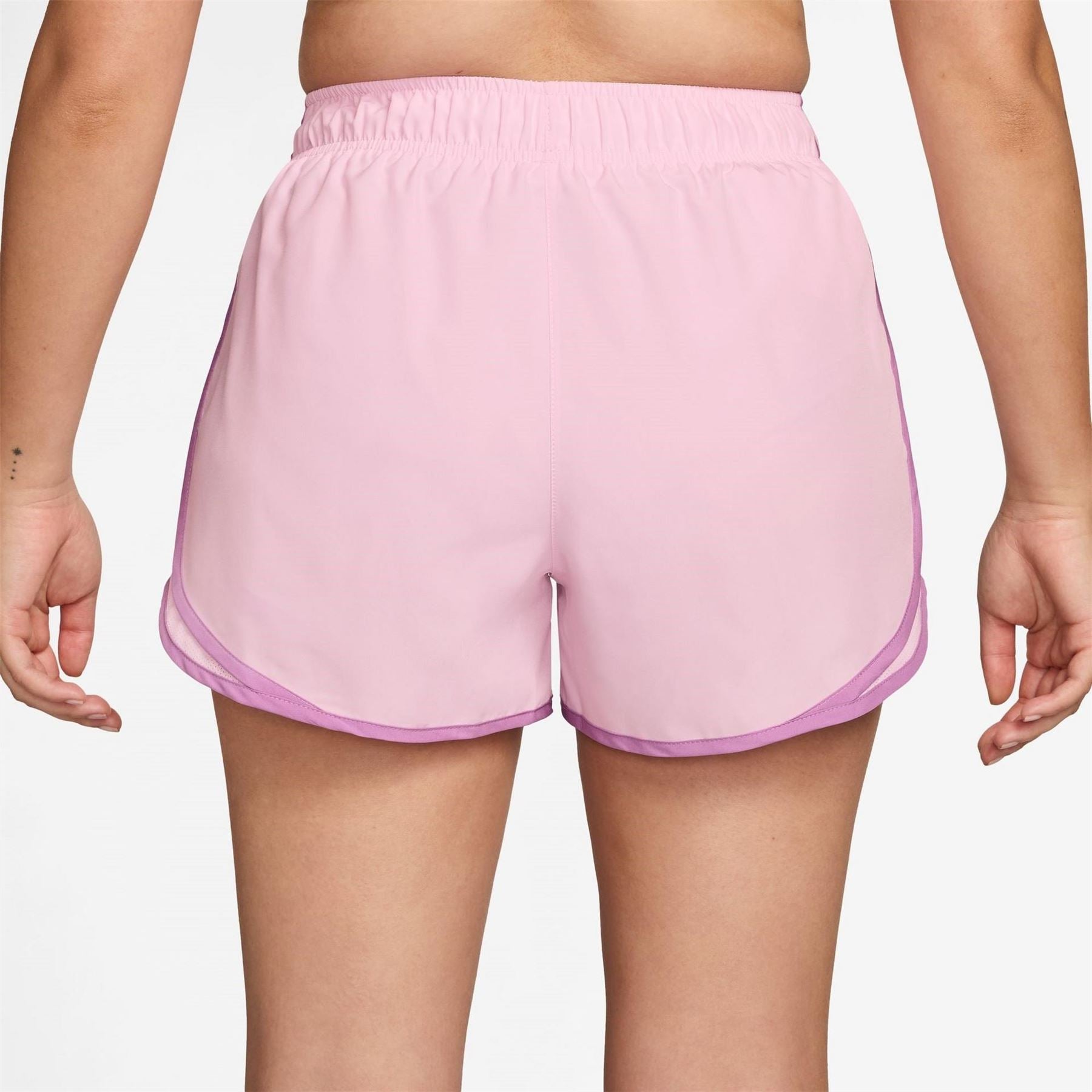 Nike Womens Tempo Dri Fit Mid Rise Brief Lined Running Shorts