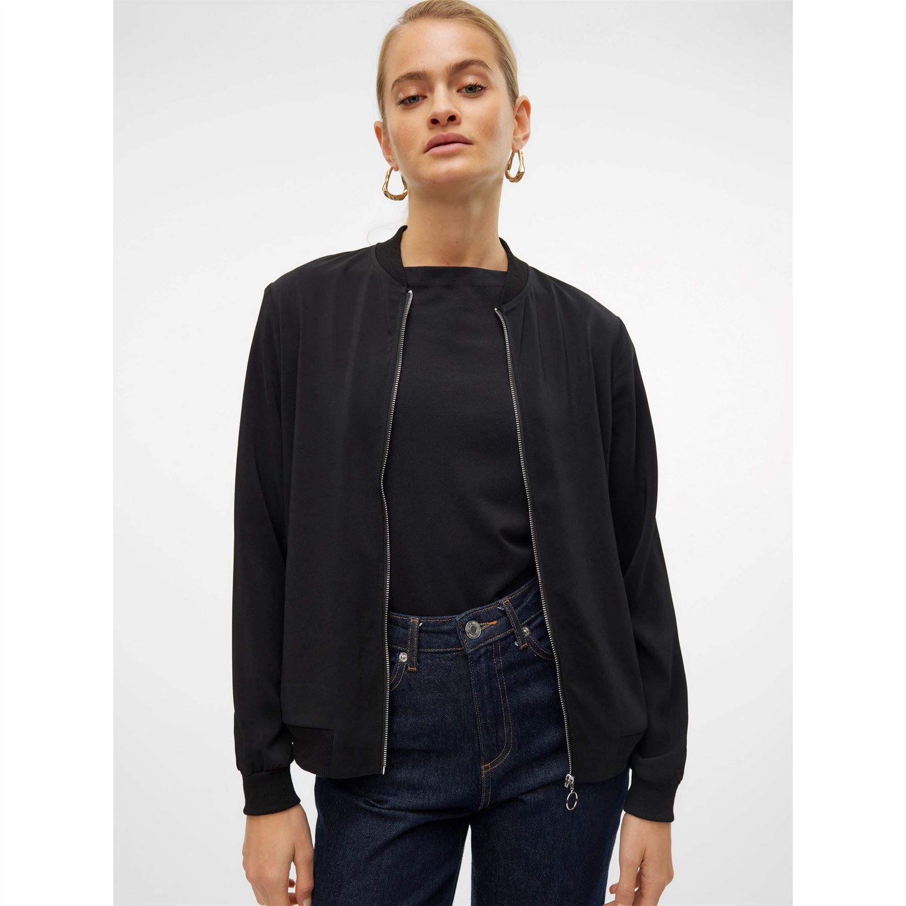 Vero Moda Coco Lightweight Zip Through Bomber Jacket