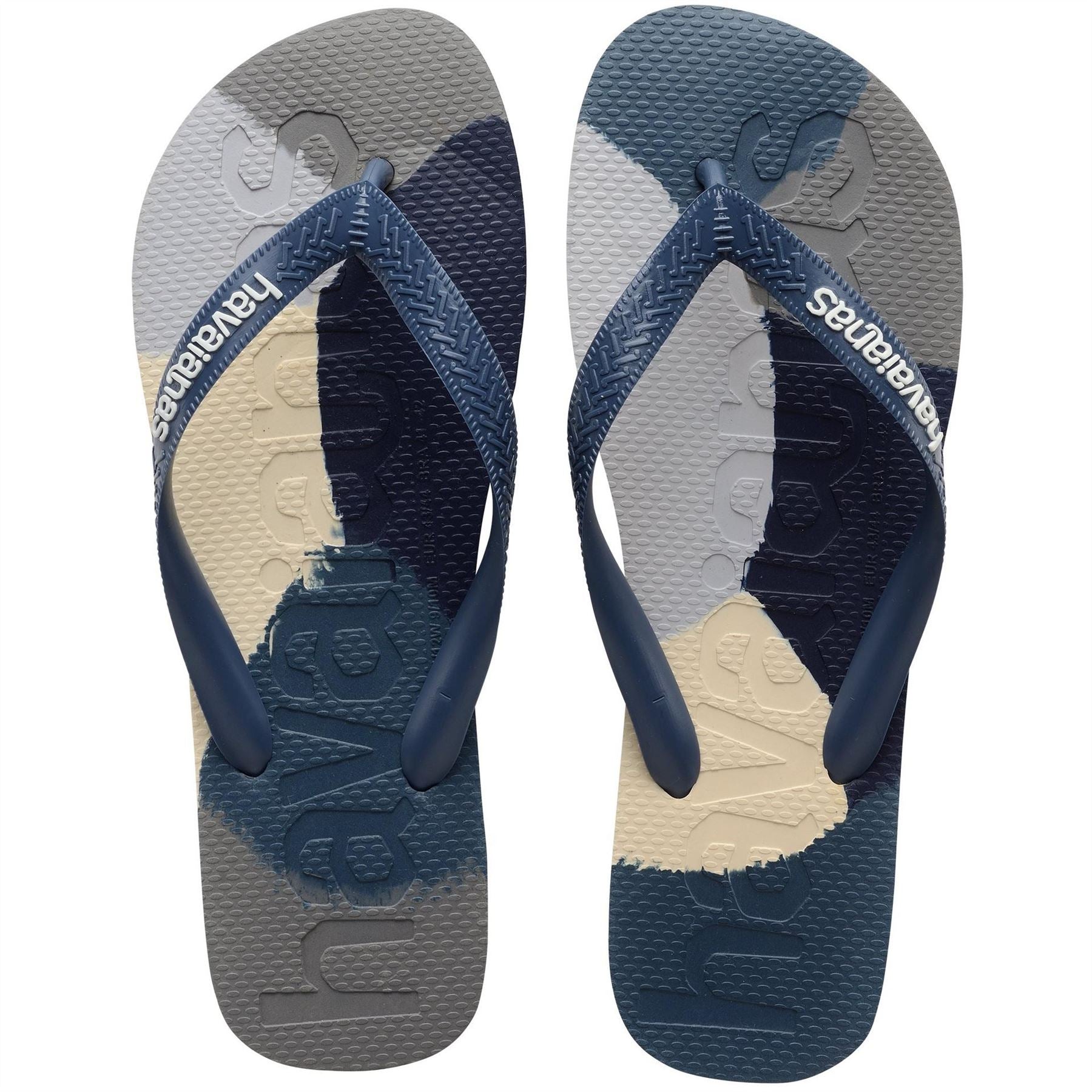 Havaianas Hav. Top Logomania Colors Ii Black Flip Flops Womens