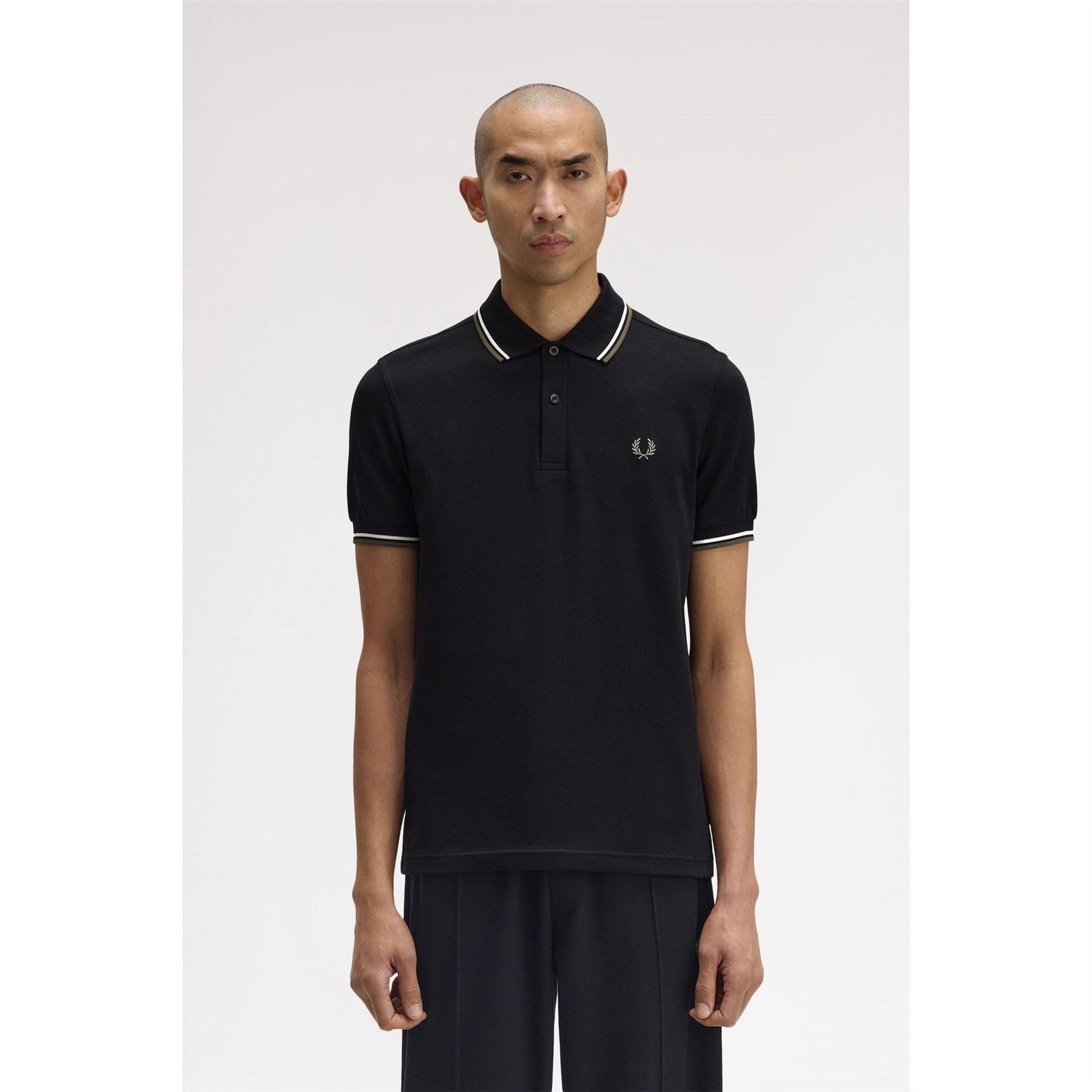 Fred Perry Sleeve Twin Tipped Polo Shirt