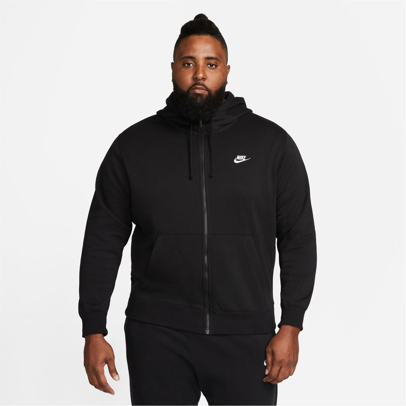 Nike Mens Sportswear Club Fleece Full Zip Hoodie