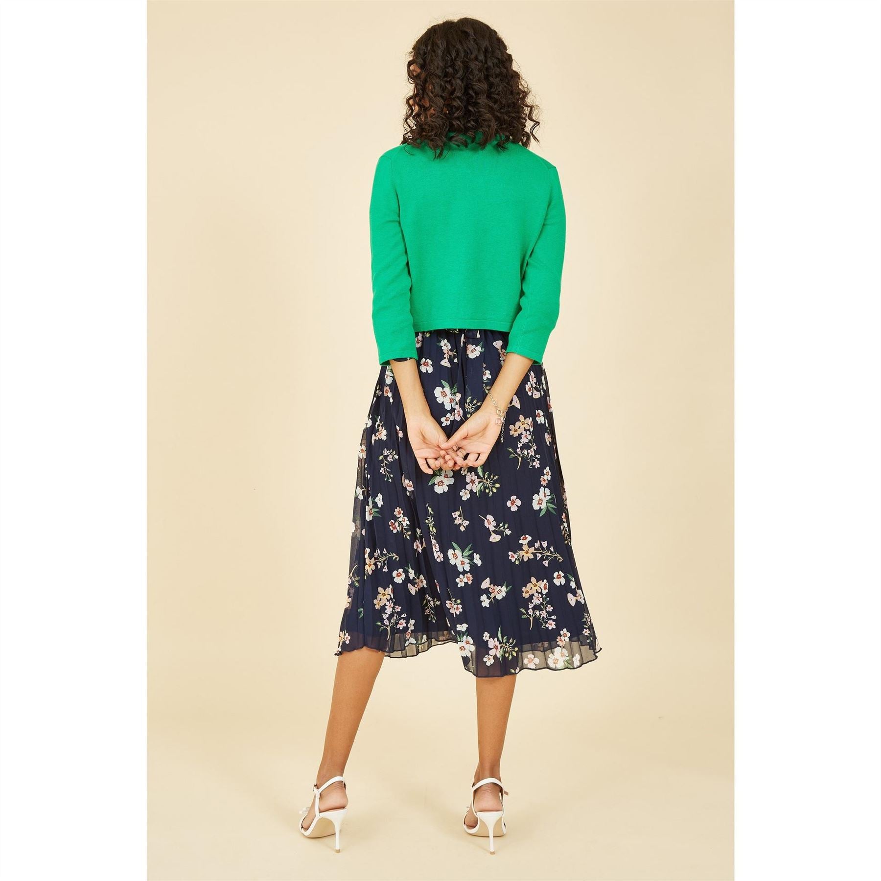 Yumi Knitted Curve Bolero