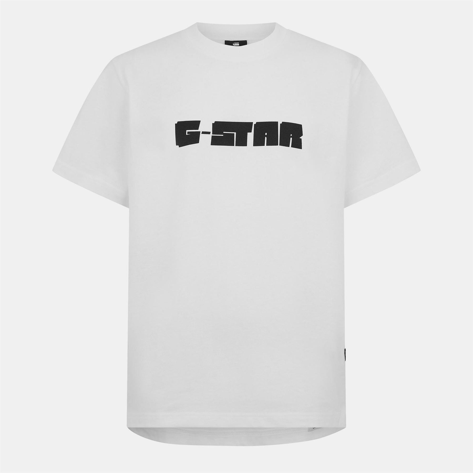 G Star Script Lettering Regular Fit T-Shirt