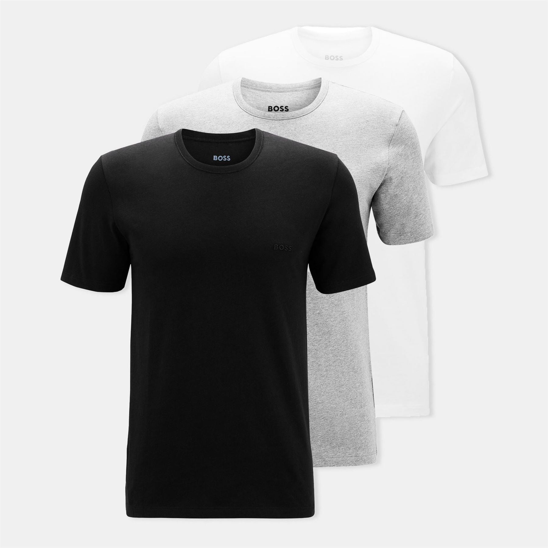 Boss BOSS Bodywear 3 Pack Premium Cotton T Shirts   Crew Neck
