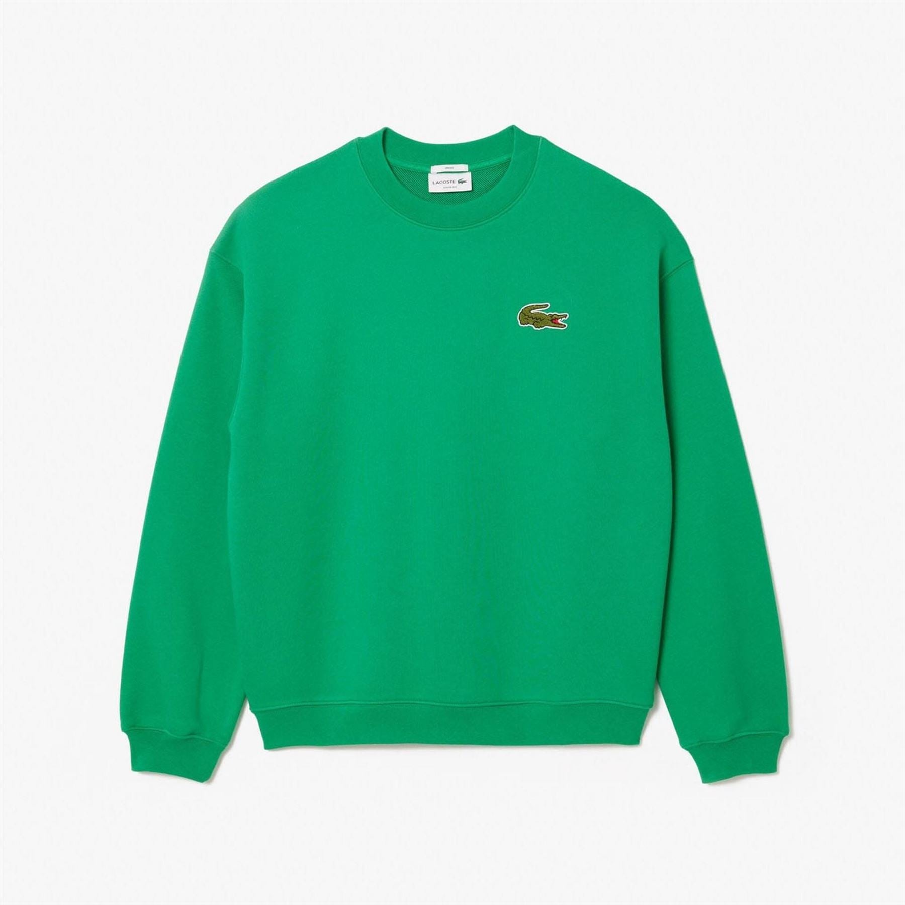 Lacoste Fit Badge Accent Fleece Sweatshirt