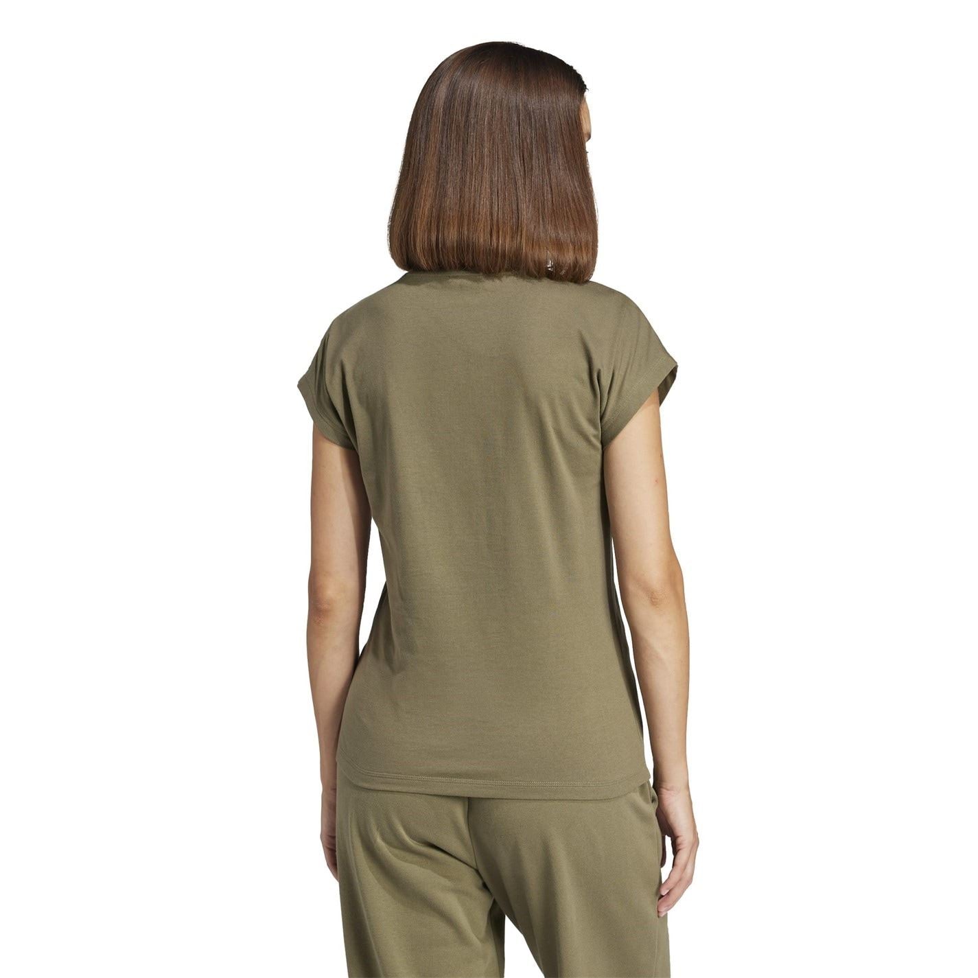 adidas Womens Essentials Linear Cotton T-Shirt