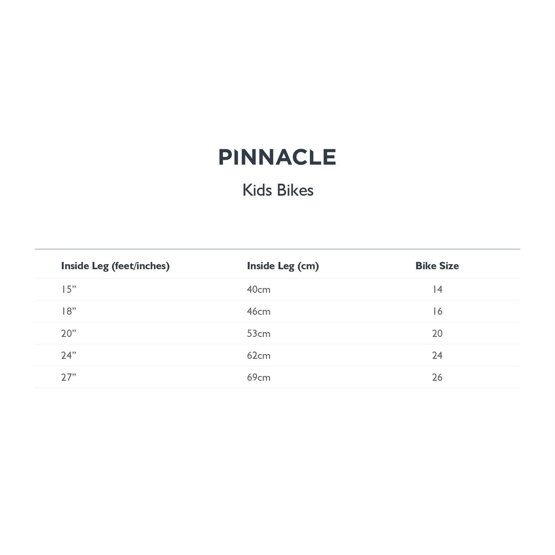 Pinnacle 24 Inch Kids Bike