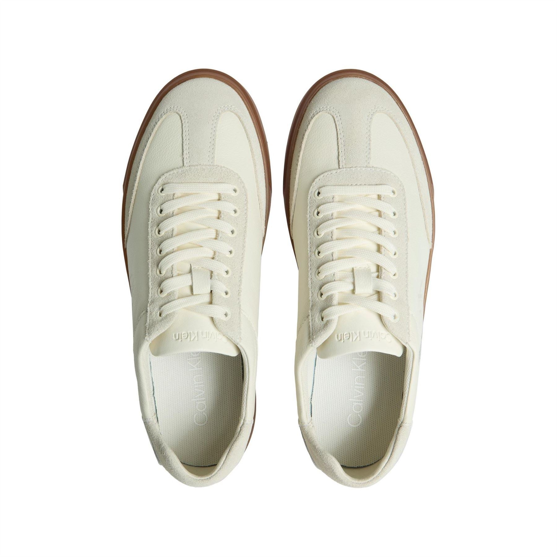 Calvin Klein Jeans Leather Lace-Up Trainers