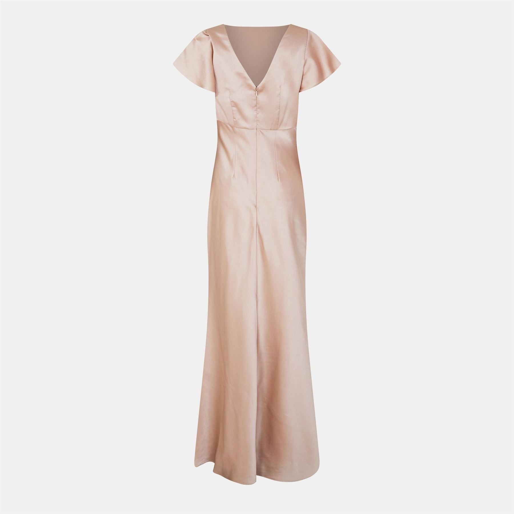 Jarlo Empire Waist Boat Neck Maxi Ball Gown