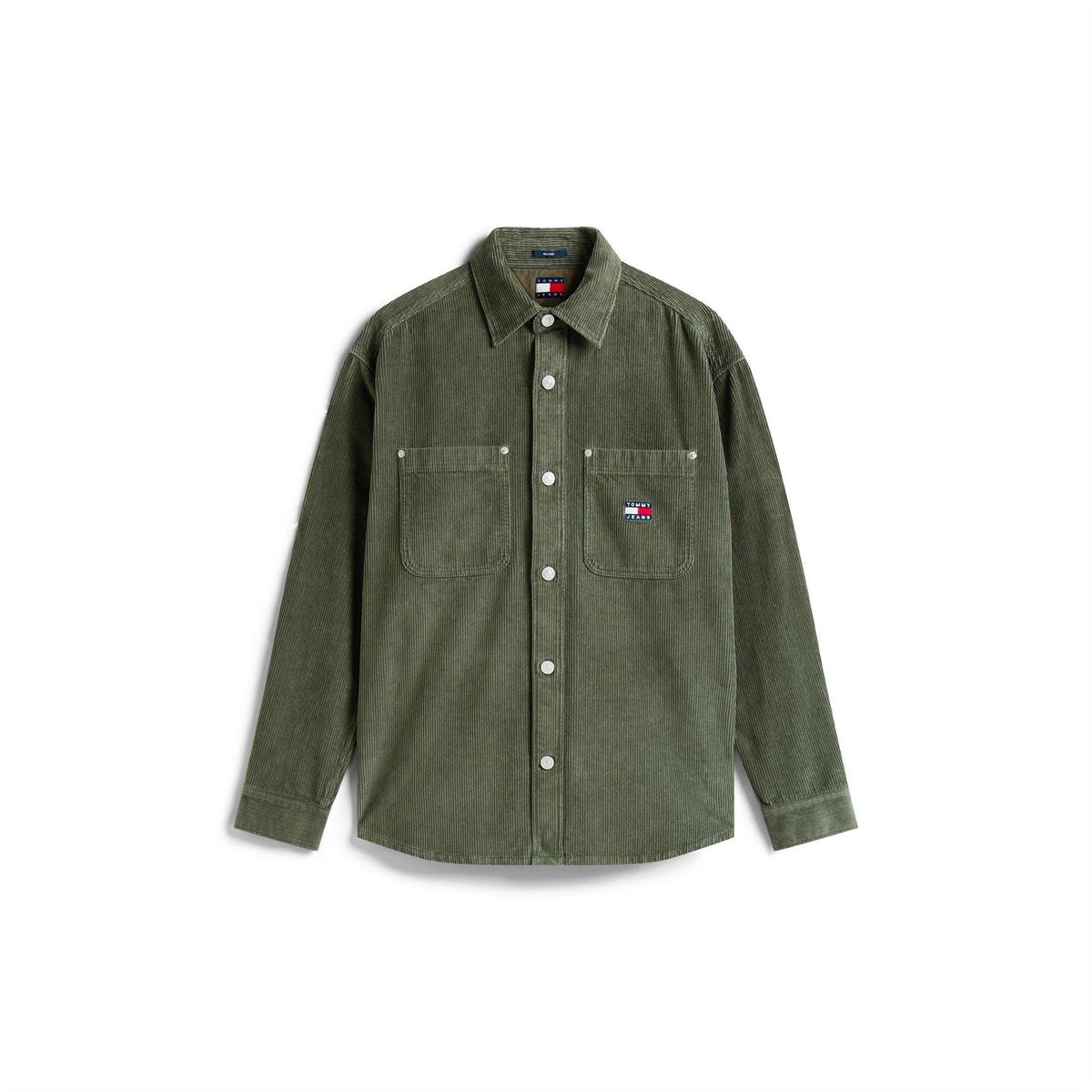 Tommy Jeans Collared Neck Long Sleeve Cord Shirt