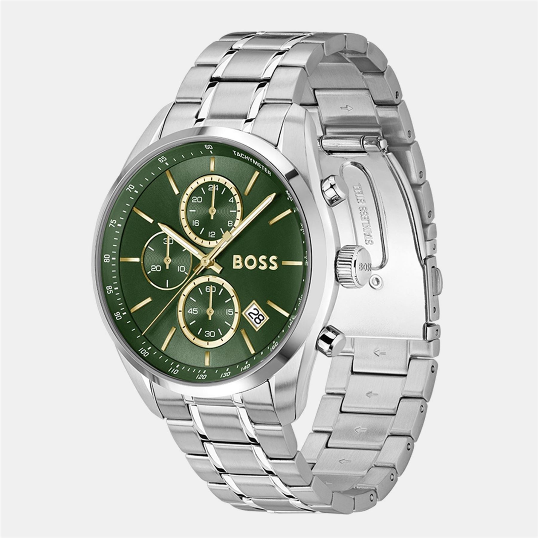 Boss Grand Prix Chronograph With Green Dial