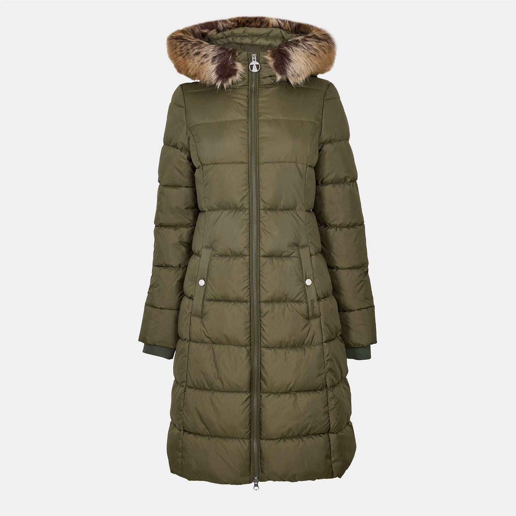 Barbour Rosoman Water Resistant Hooded Short Puffer Jacket