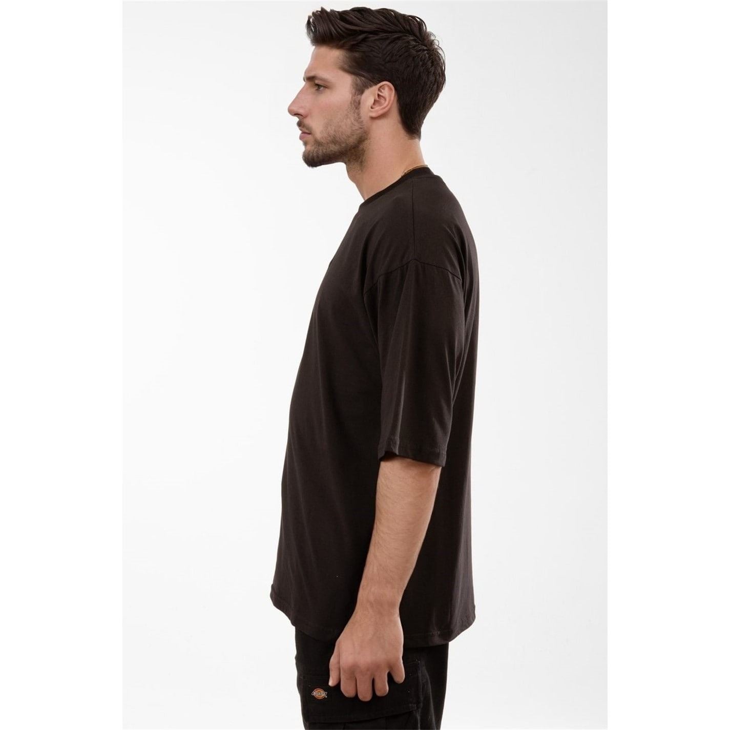 Hype Regular Fit Lettering Crew Neck T-Shirt