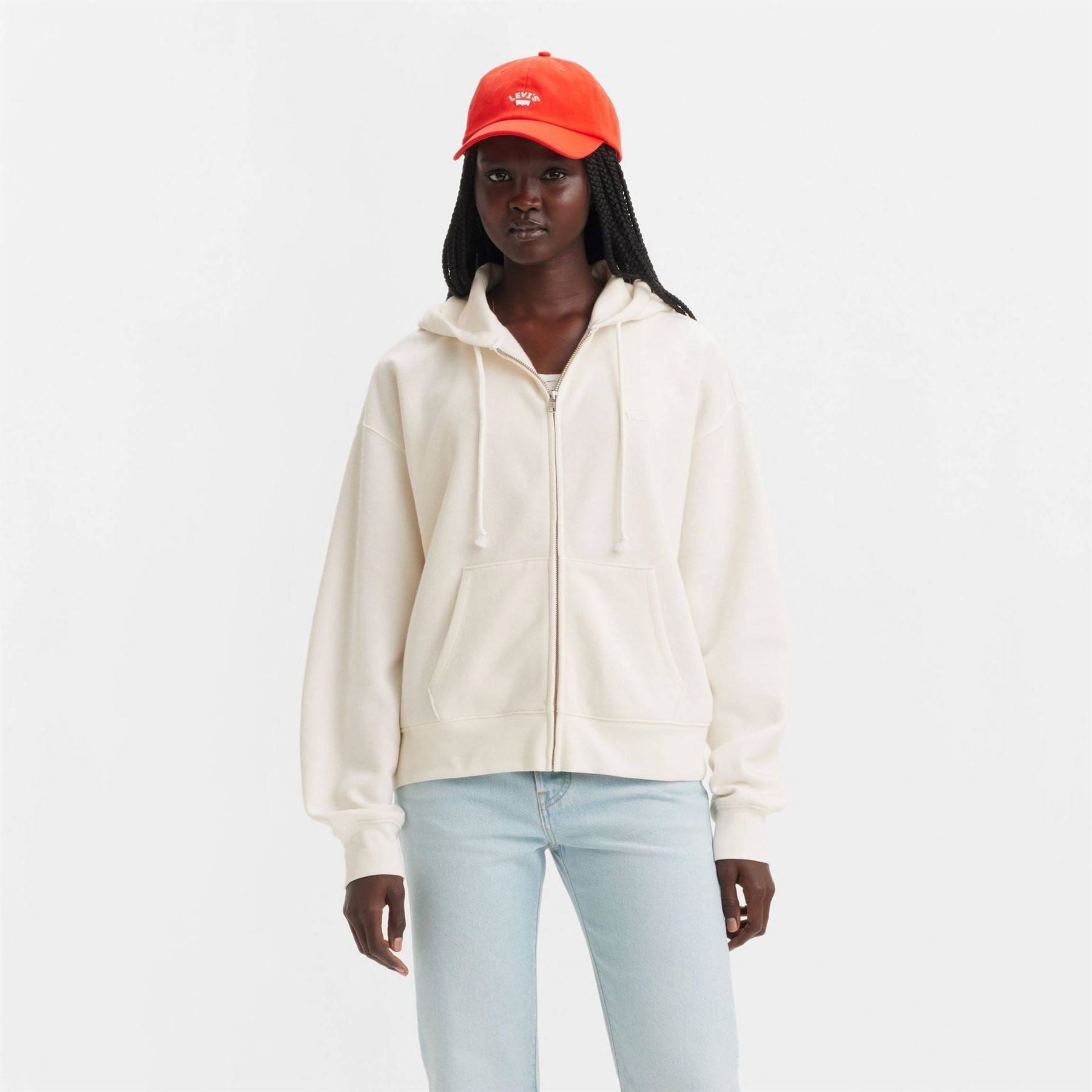 Levis Everyday Zip Hoodie Sugar Swiz