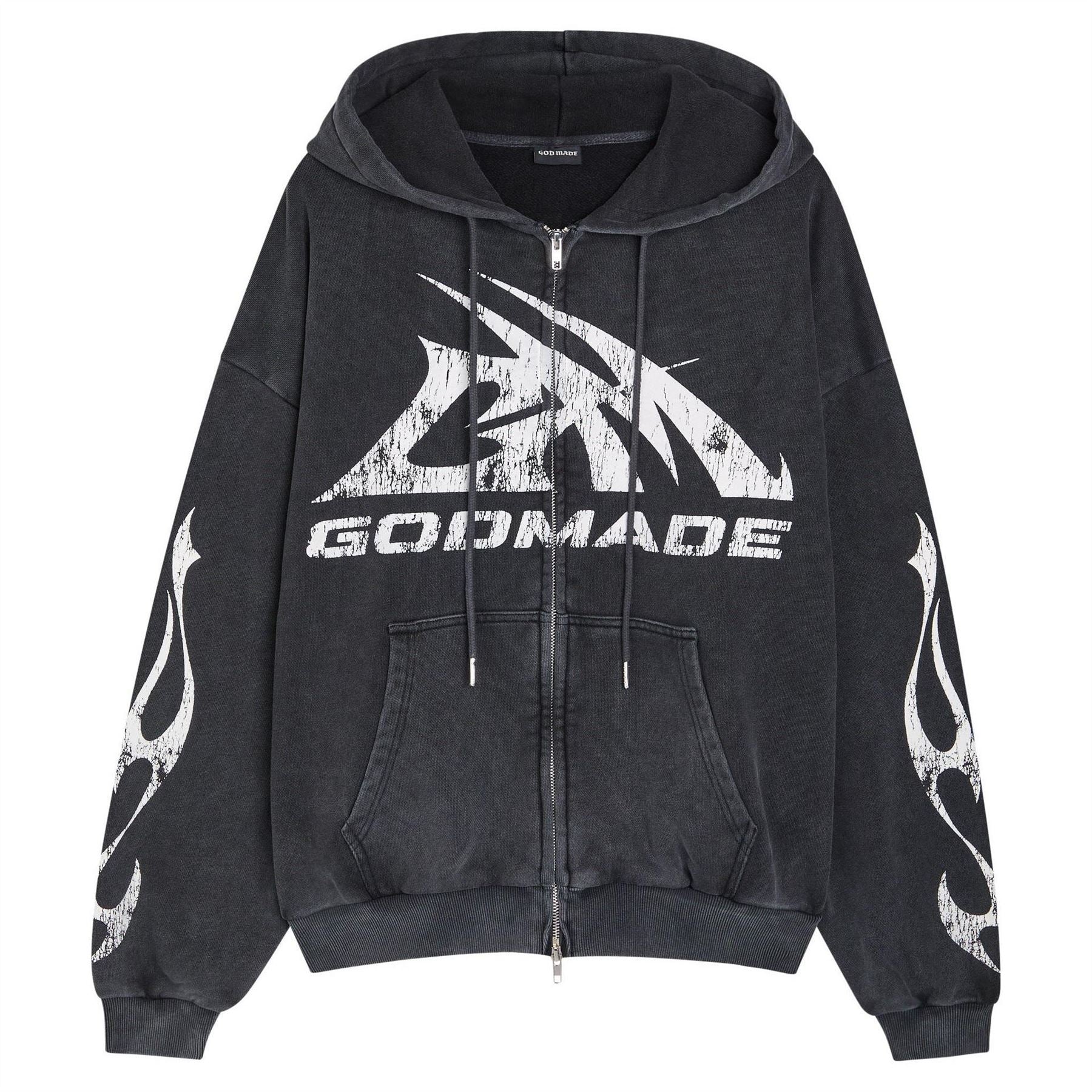 God Made Logo Zip Hoodie