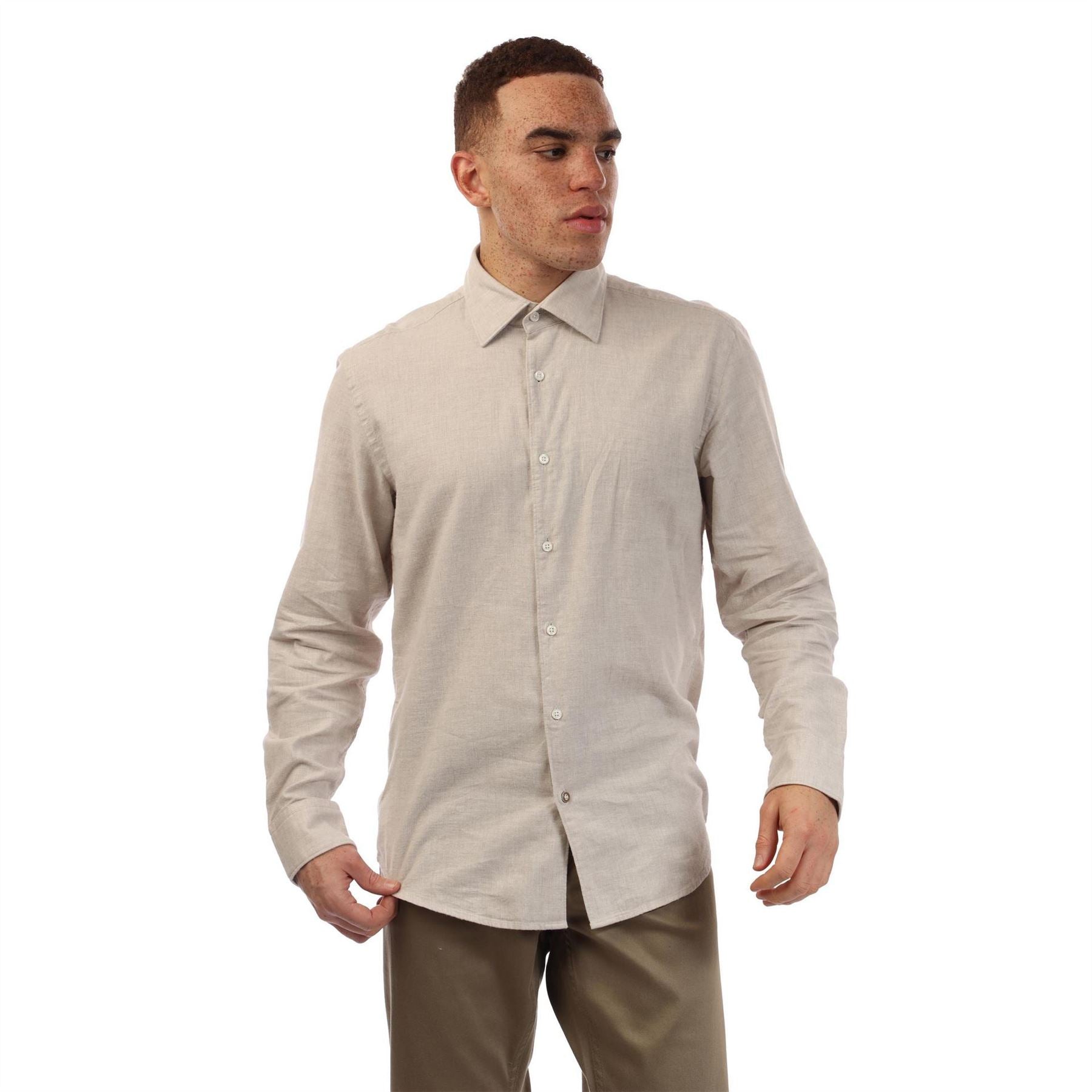 Boss Regular Fit Long Sleeve Oxford Shirt