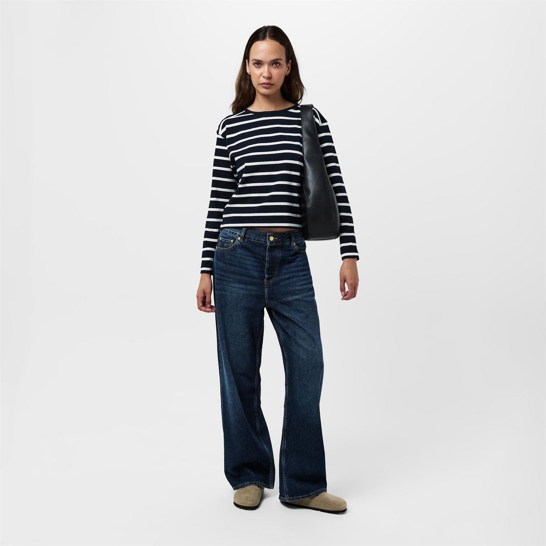 French Connection Rallie Stripe Long Sleeve T-Shirt