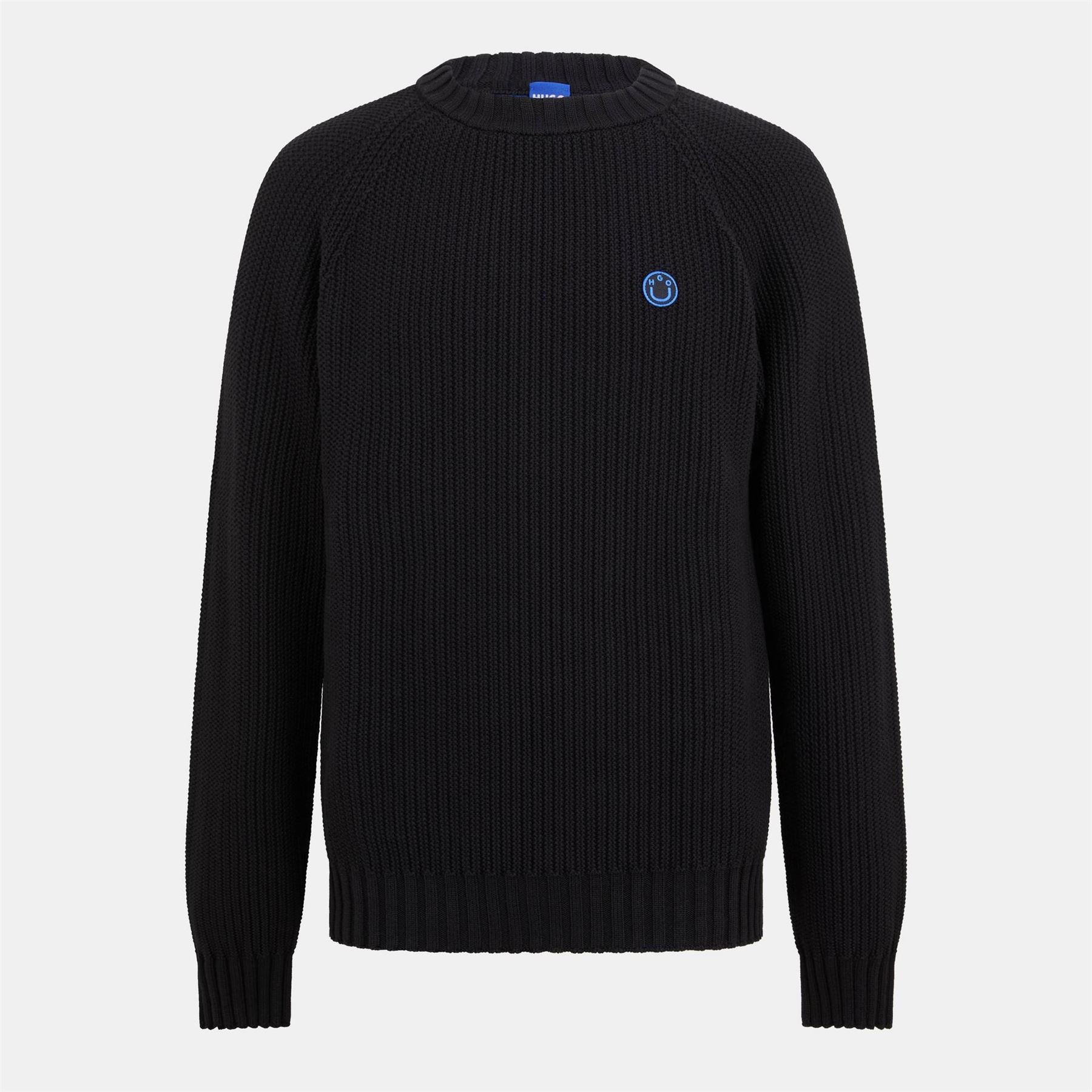 Hugo Crew Neck Raglan Sleeve Sweatshirt