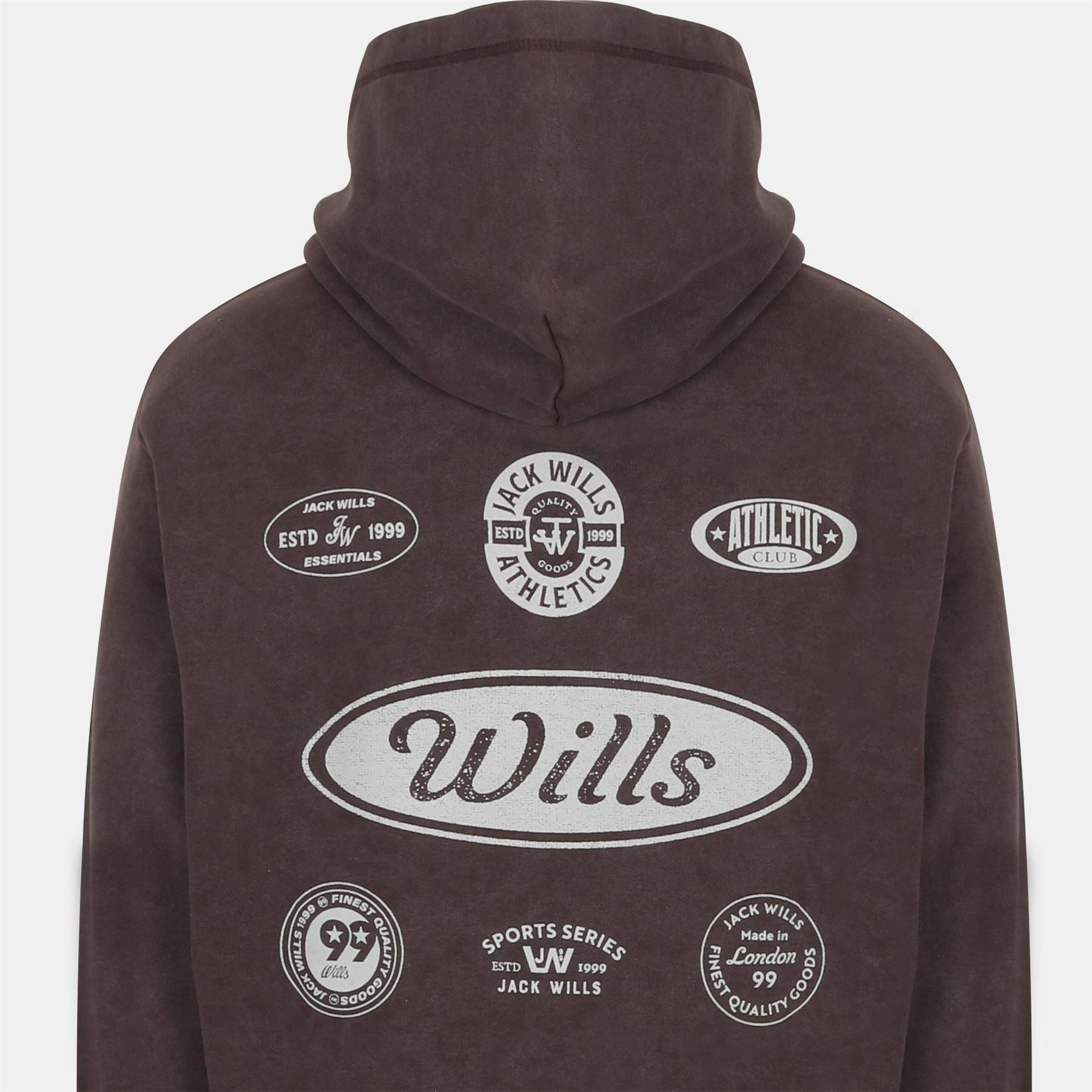 Jack Wills Americano Hooded Neck Long Sleeve Sweatshirt