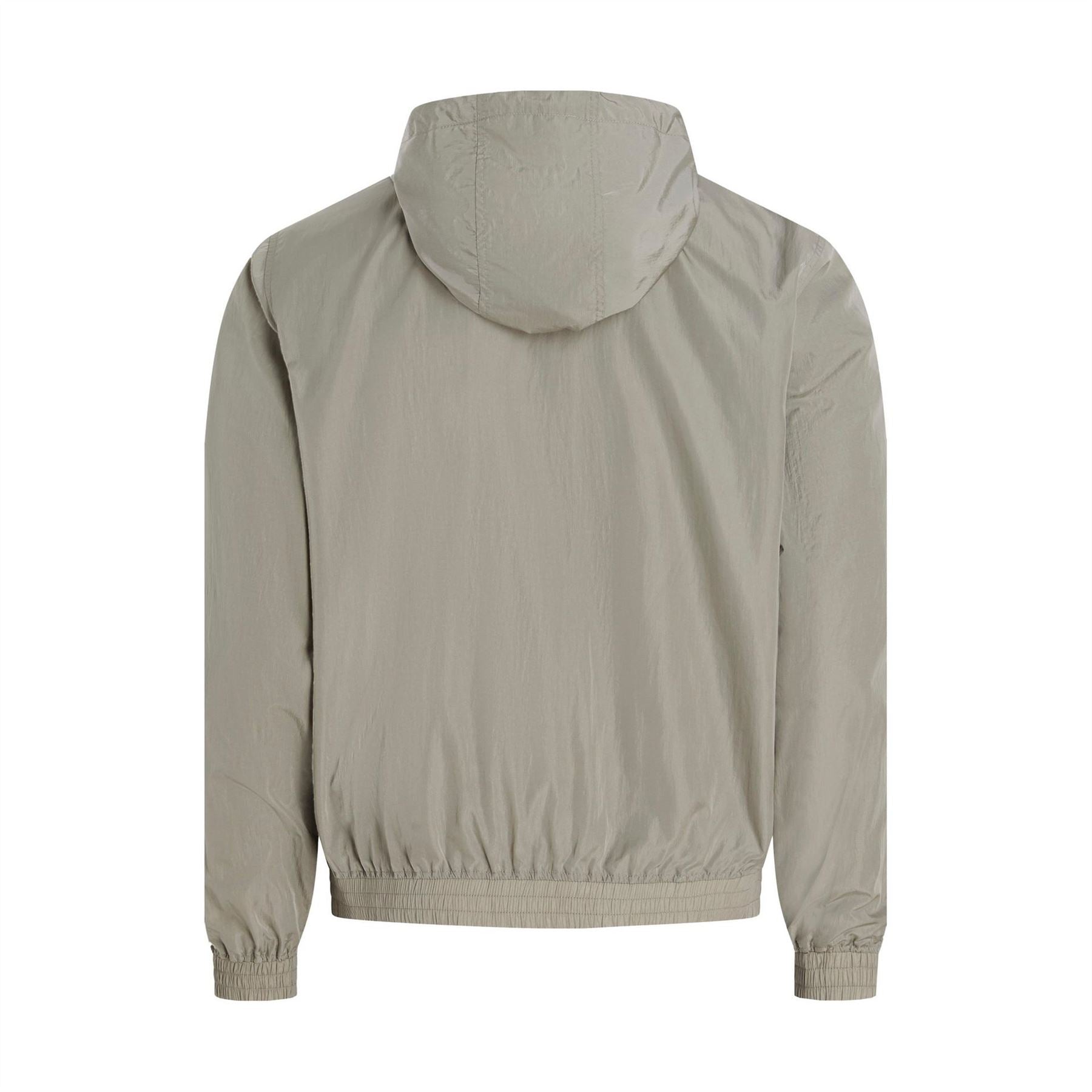 Calvin Klein Jeans Hooded Windbreaker with Ribbed Cuff