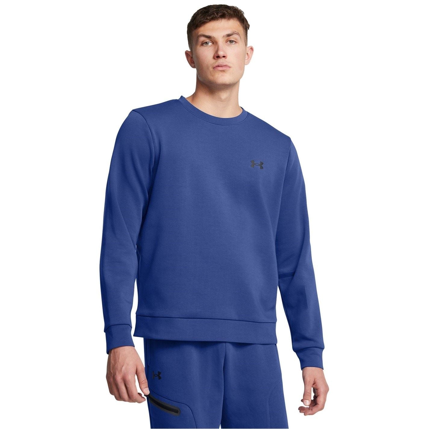 Under Armour Mens Armour Ua Unstoppable Fleece Crew Eu Sweatshirt