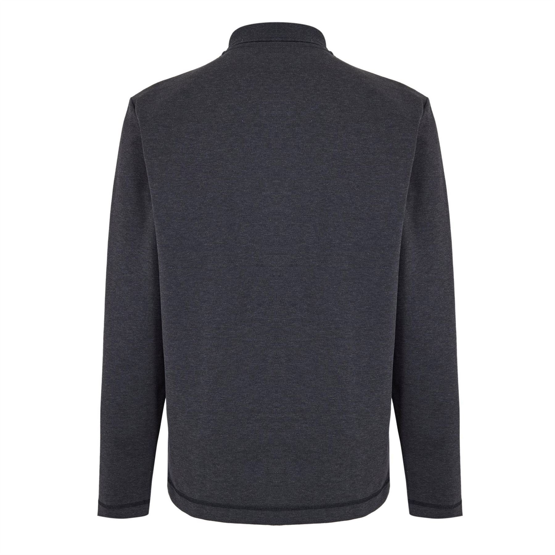 Hugo Dinote Red Long Sleeve Polo Shirt