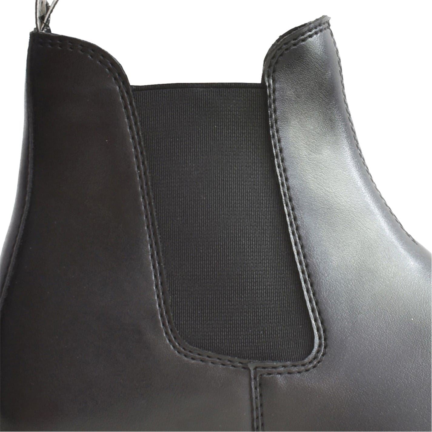 Brogini Easy Care Childs Synthetic Jodhpur Boots In Black