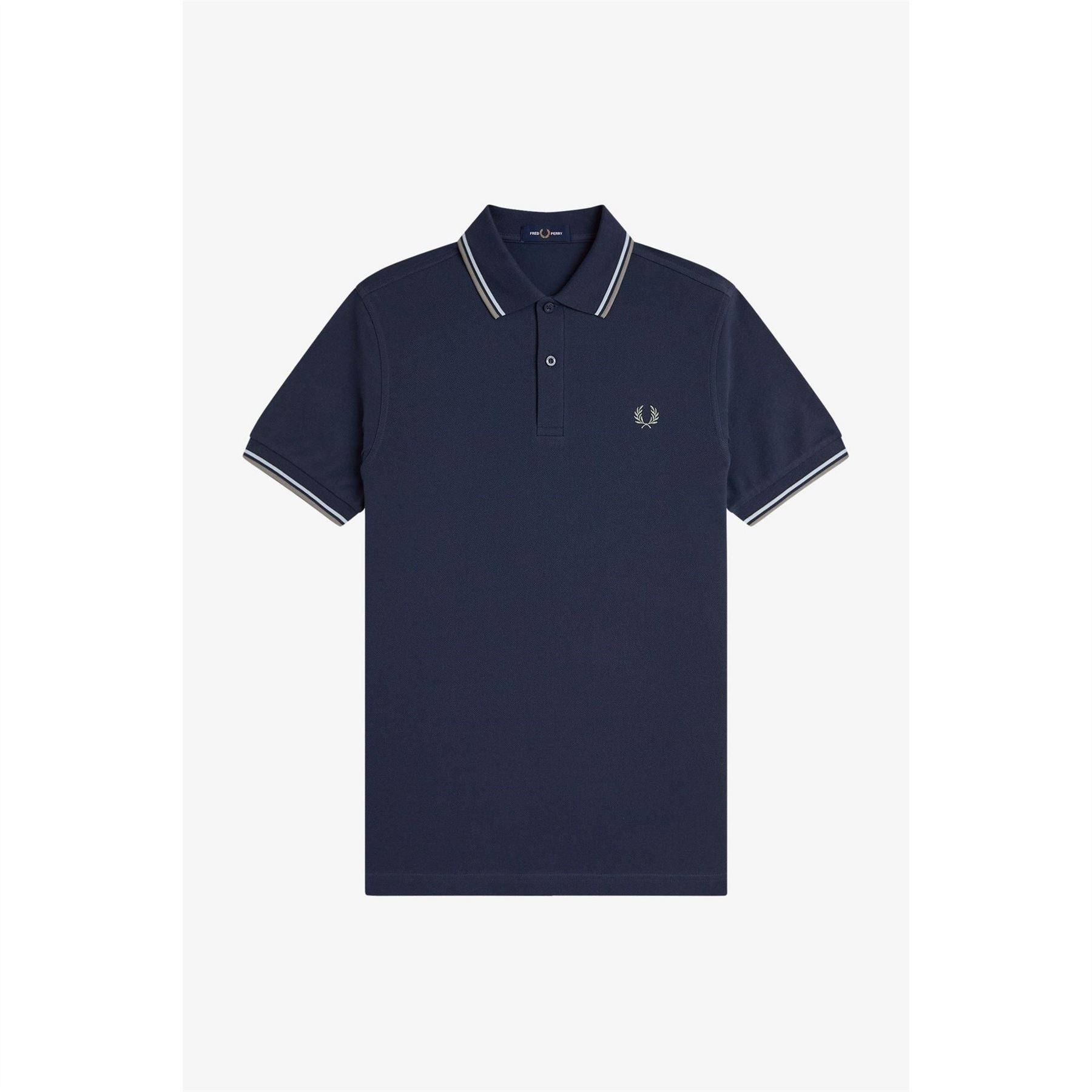 Fred Perry Sleeve Twin Tipped Polo Shirt