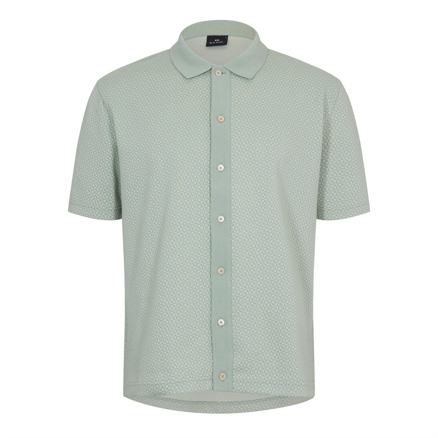 PS Paul Smith Regular Fit Point Collar Short Sleeve Shirt