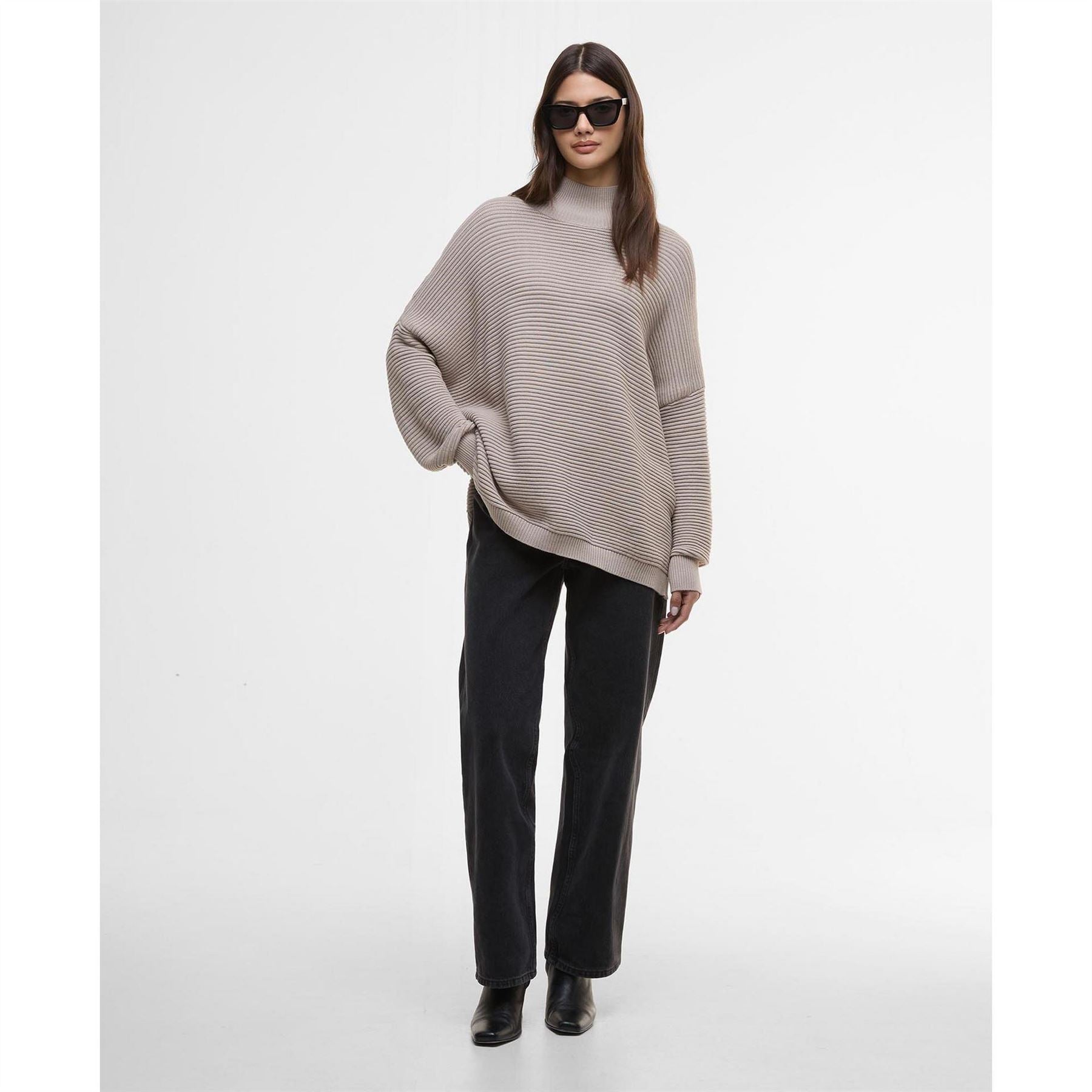 Barbour International Funnel Neck Jumper