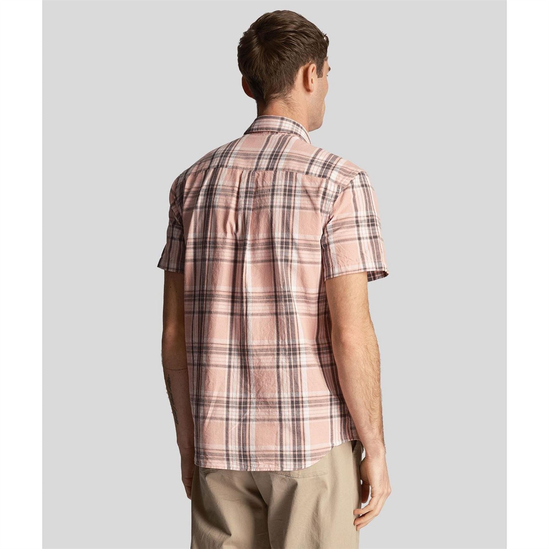 Lyle and Scott Check Short Sleeve Shirt
