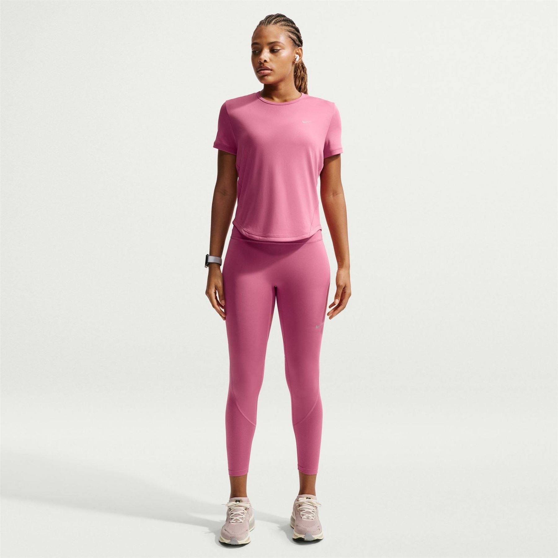 Nike Womens Tempo Dri Fit Short Sleeve Running Top
