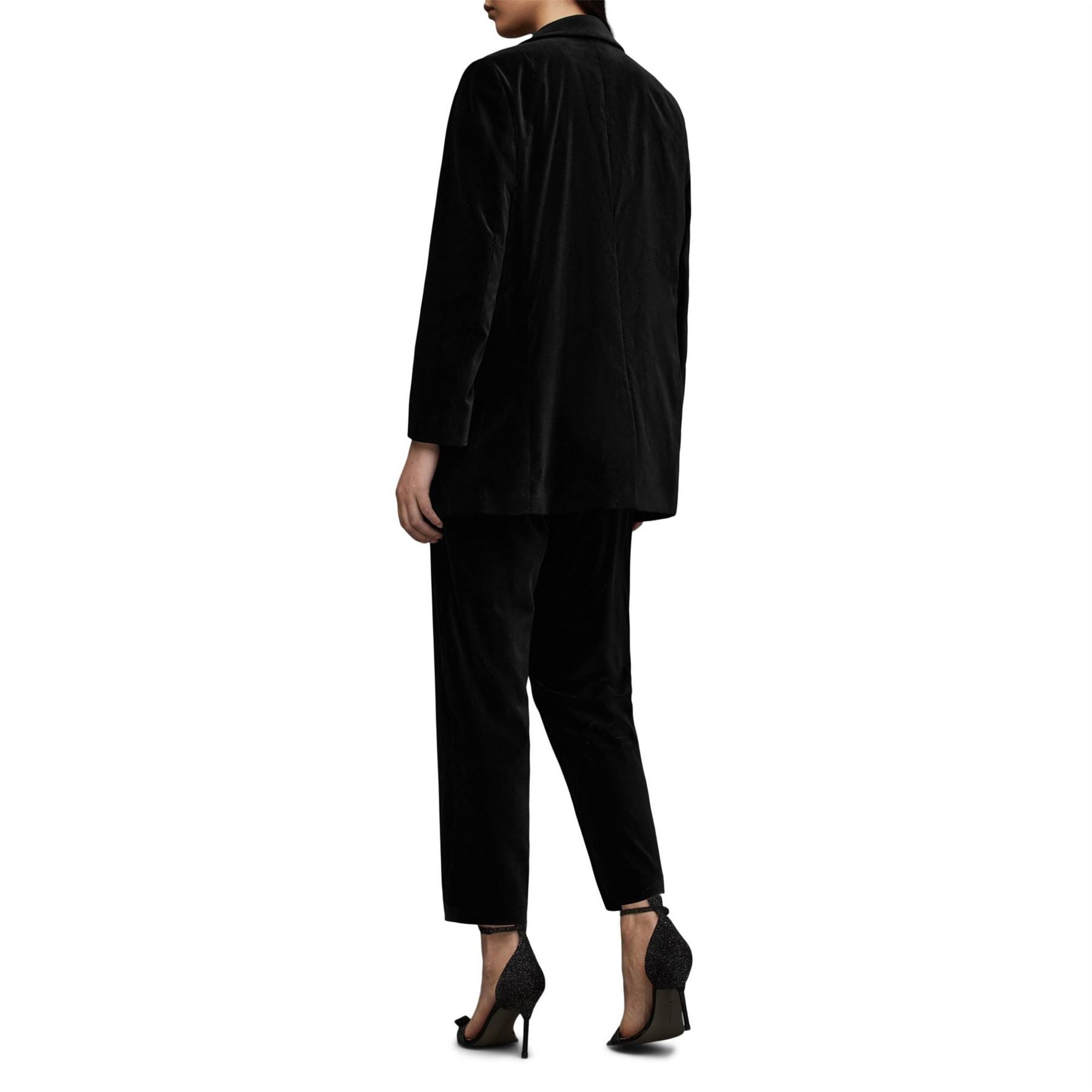 AllSaints Aleida Velvet Tailored Trouser