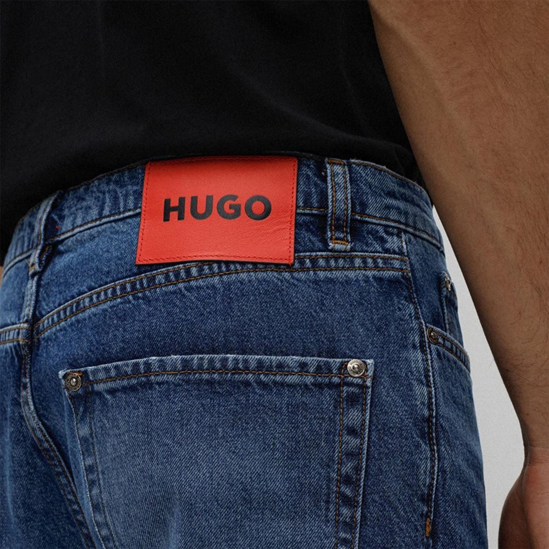 Hugo Distressed Slim Fit Jeans