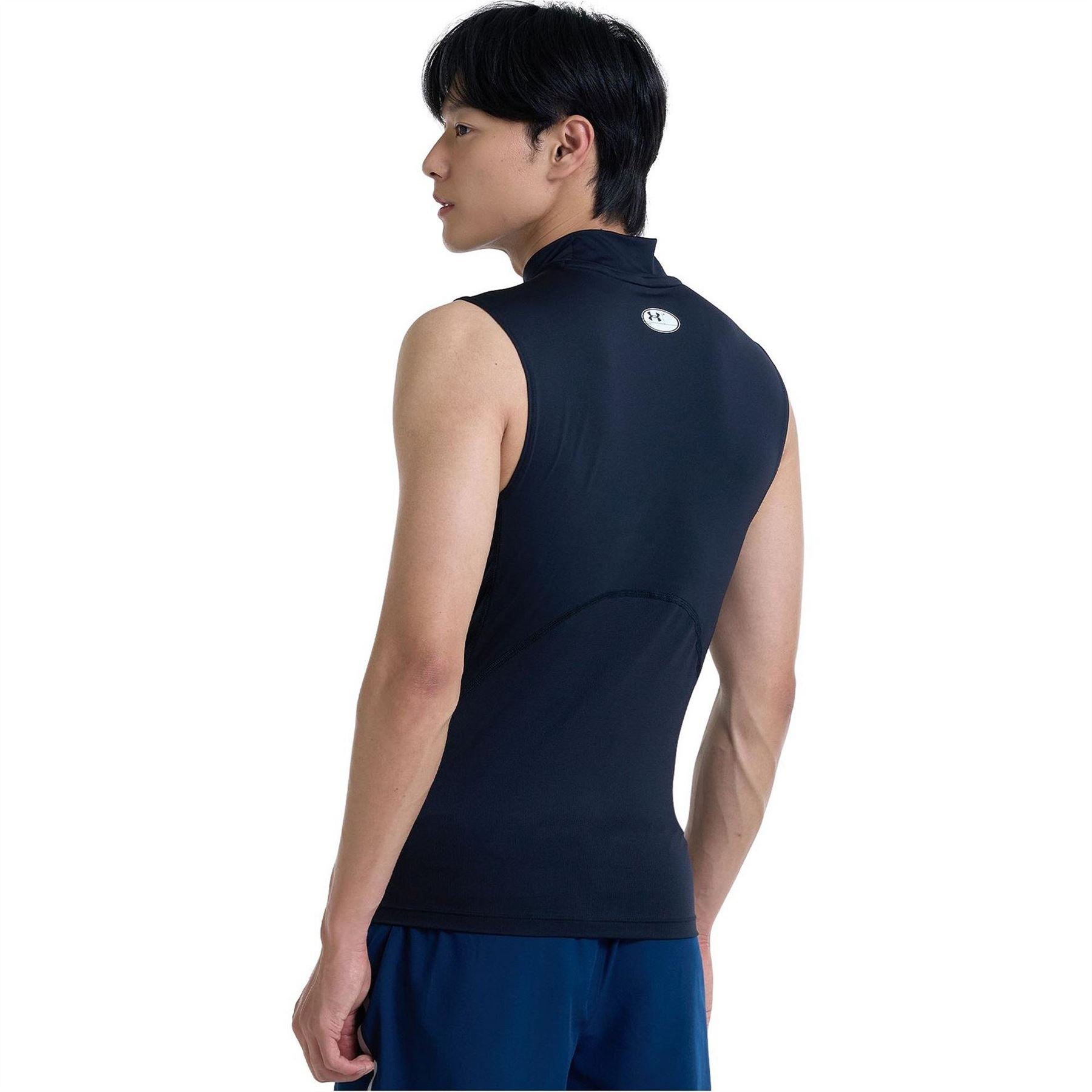 Under Armour Mens Armour Ua Hg Comp Mock Sl Gym Vest