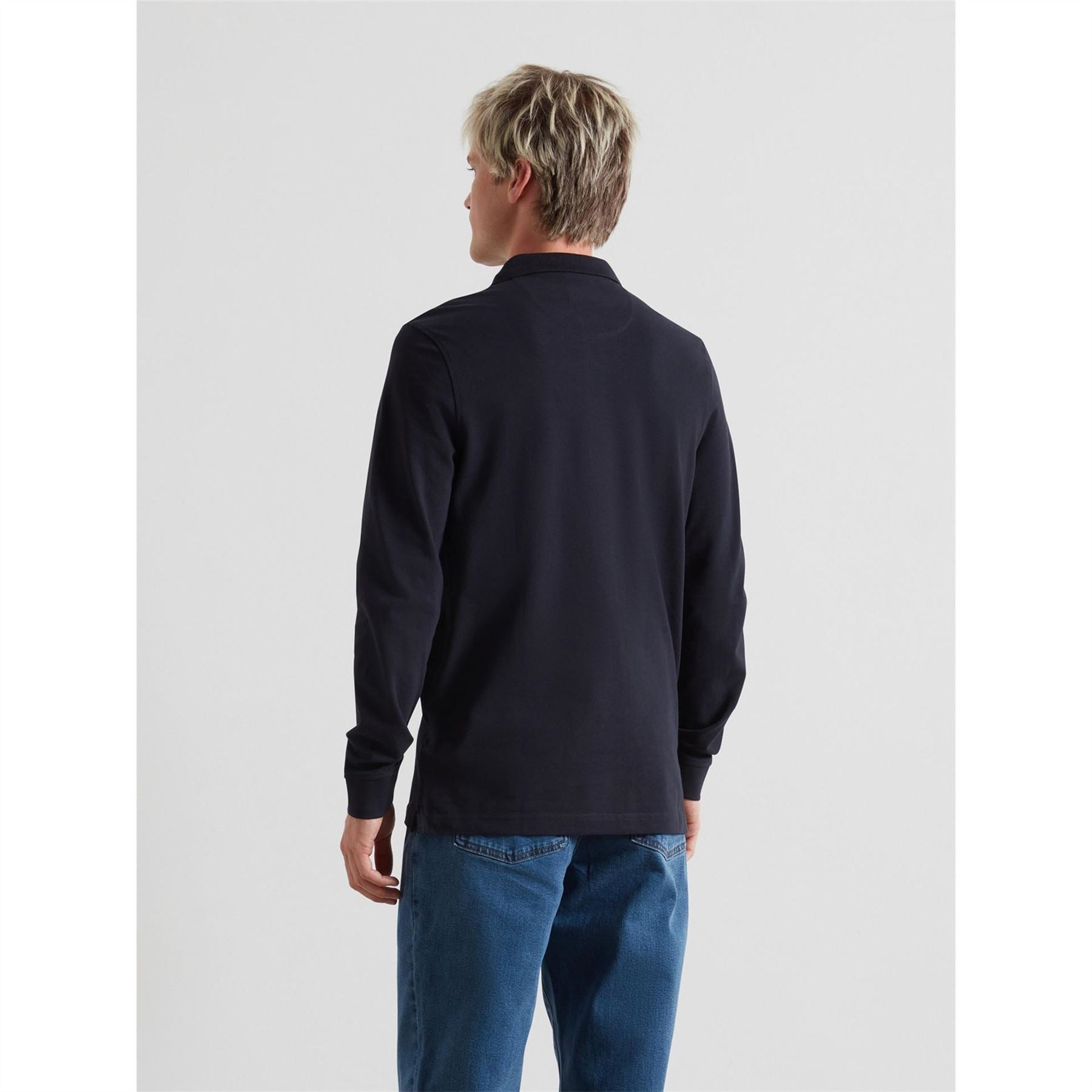 Farah Long Sleeve Regular Fit Polo Shirt