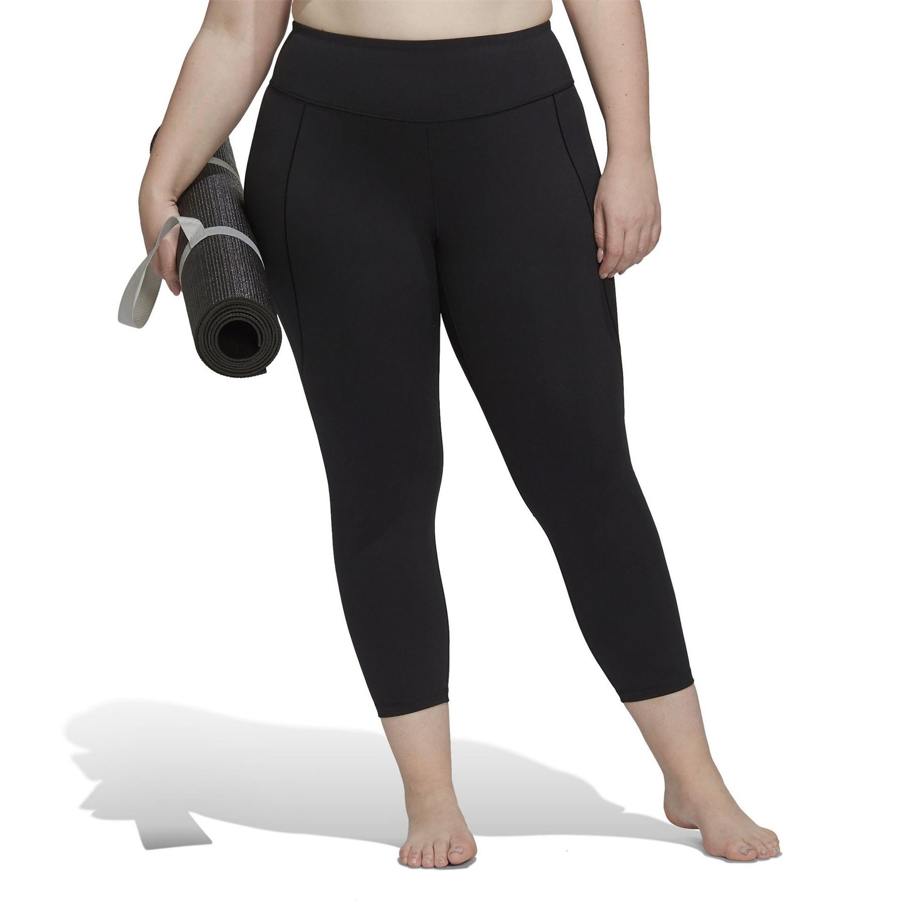adidas Womens Studio 7 8 Leggings Plus Size
