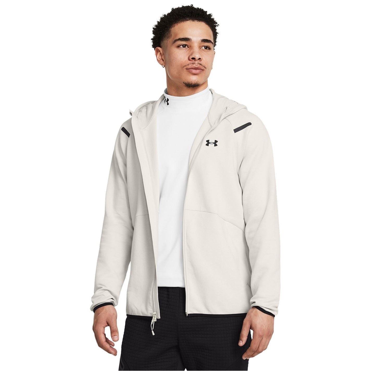 Under Armour Unstoppable Hooded Ribbed Cuff Sweat Jacket