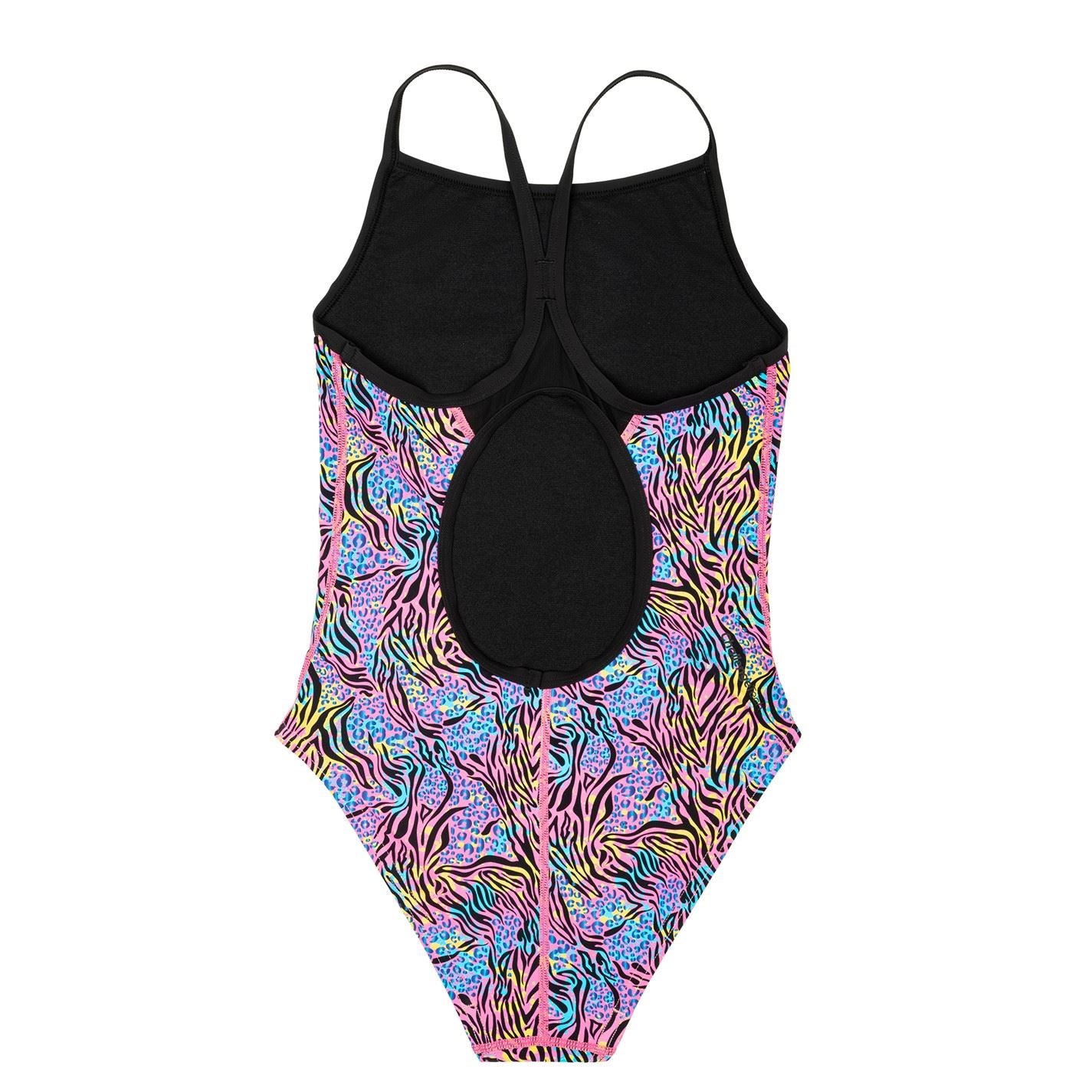 Slazenger Thin Strap One Piece Swimsuit Juniors