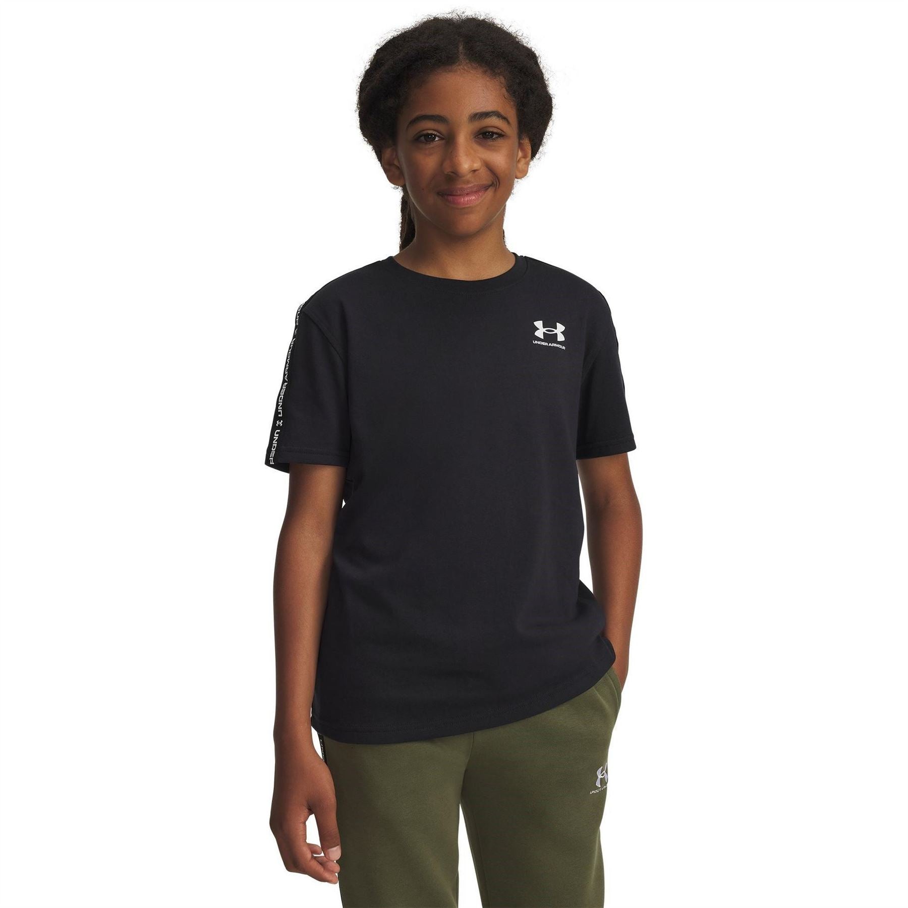 Under Armour Sportstyle Taped Boys Short Sleeve