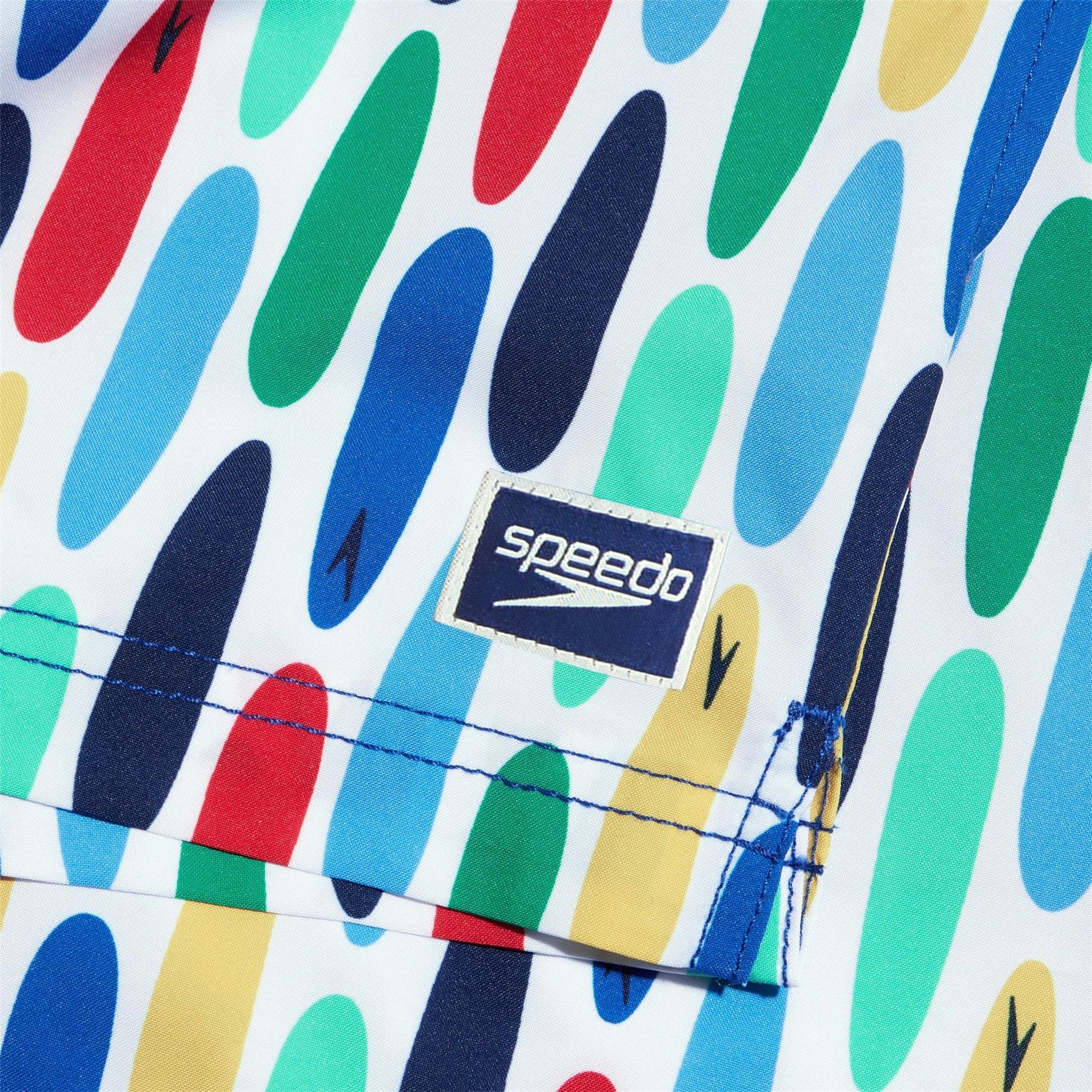Speedo Redondo Abstract Patterned Swim Trunk