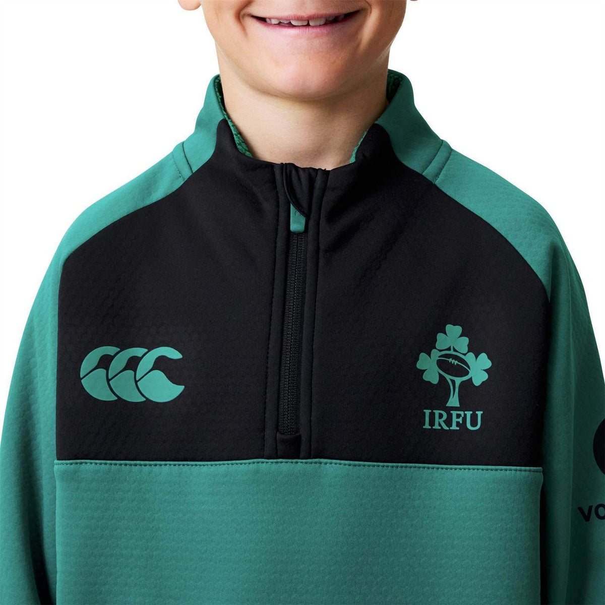 Canterbury Ireland Half Zip Top Junior