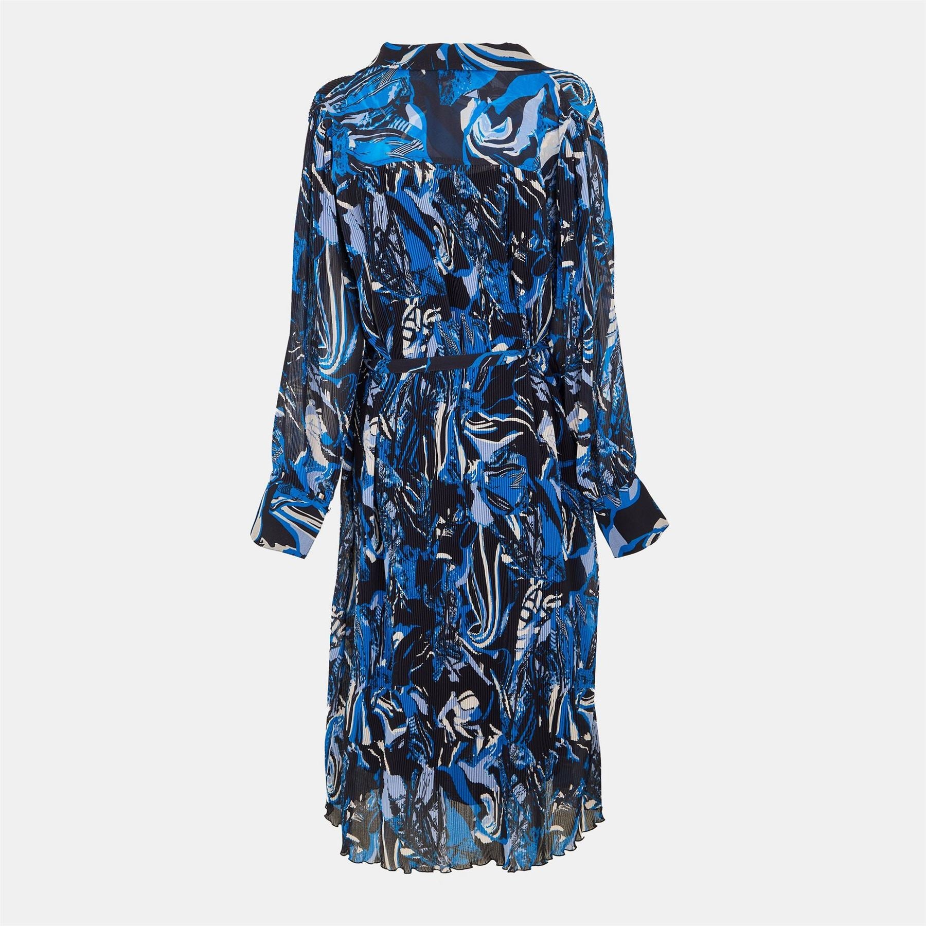 Boss Daplisa Long Sleeve Midi Shirt Dress