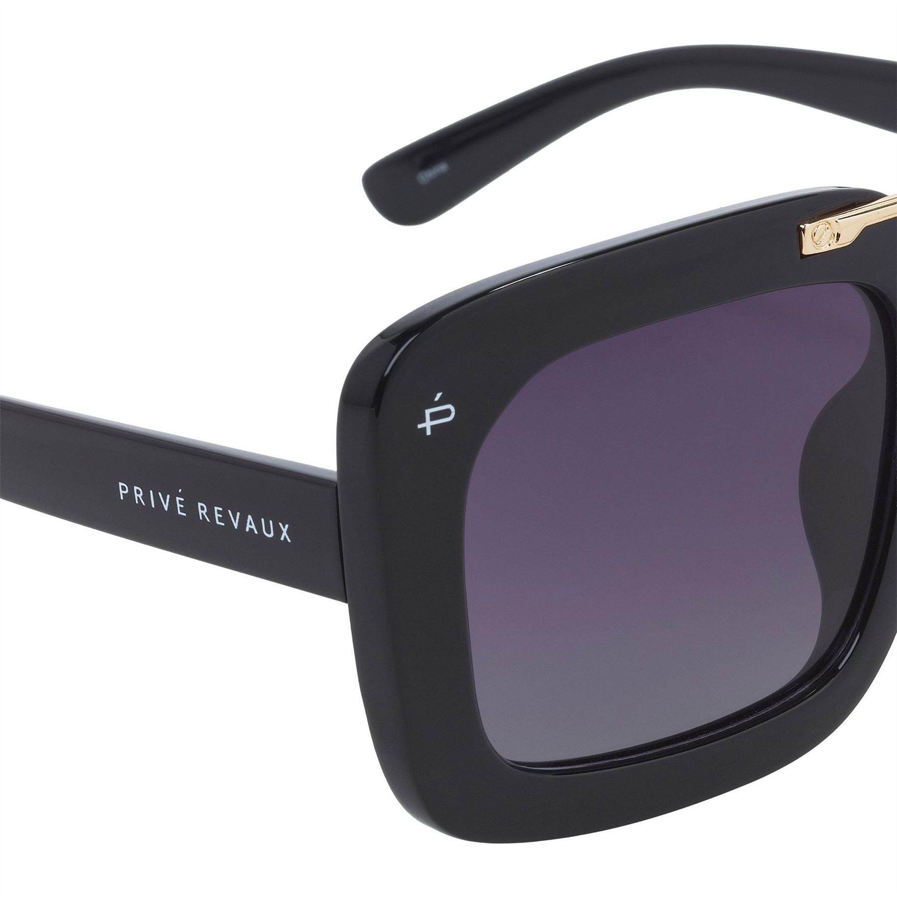 Prive Revaux R The Karl Square Double Bridge Sunglasses