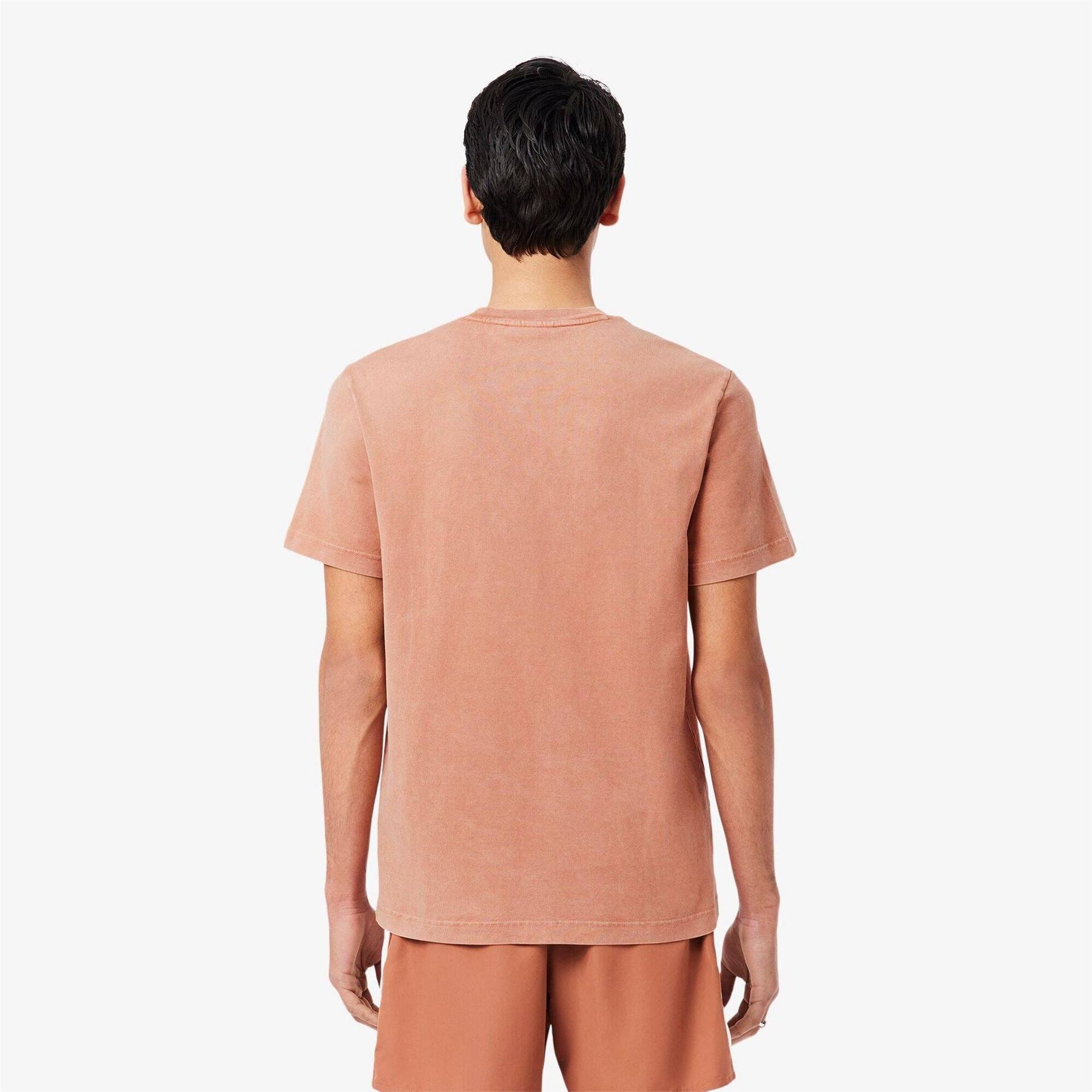 Lacoste Washed Effect Heavy Jersey Regular Fit T-Shirt