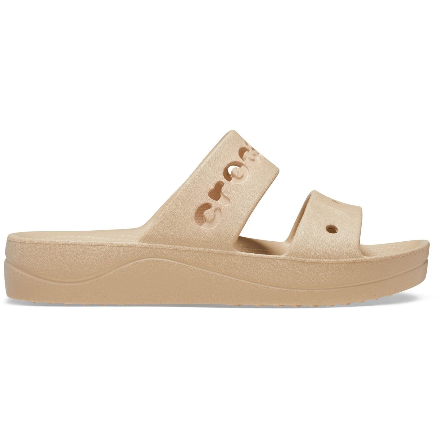 Crocs Baya Flatform Open Toe Slide Sandals