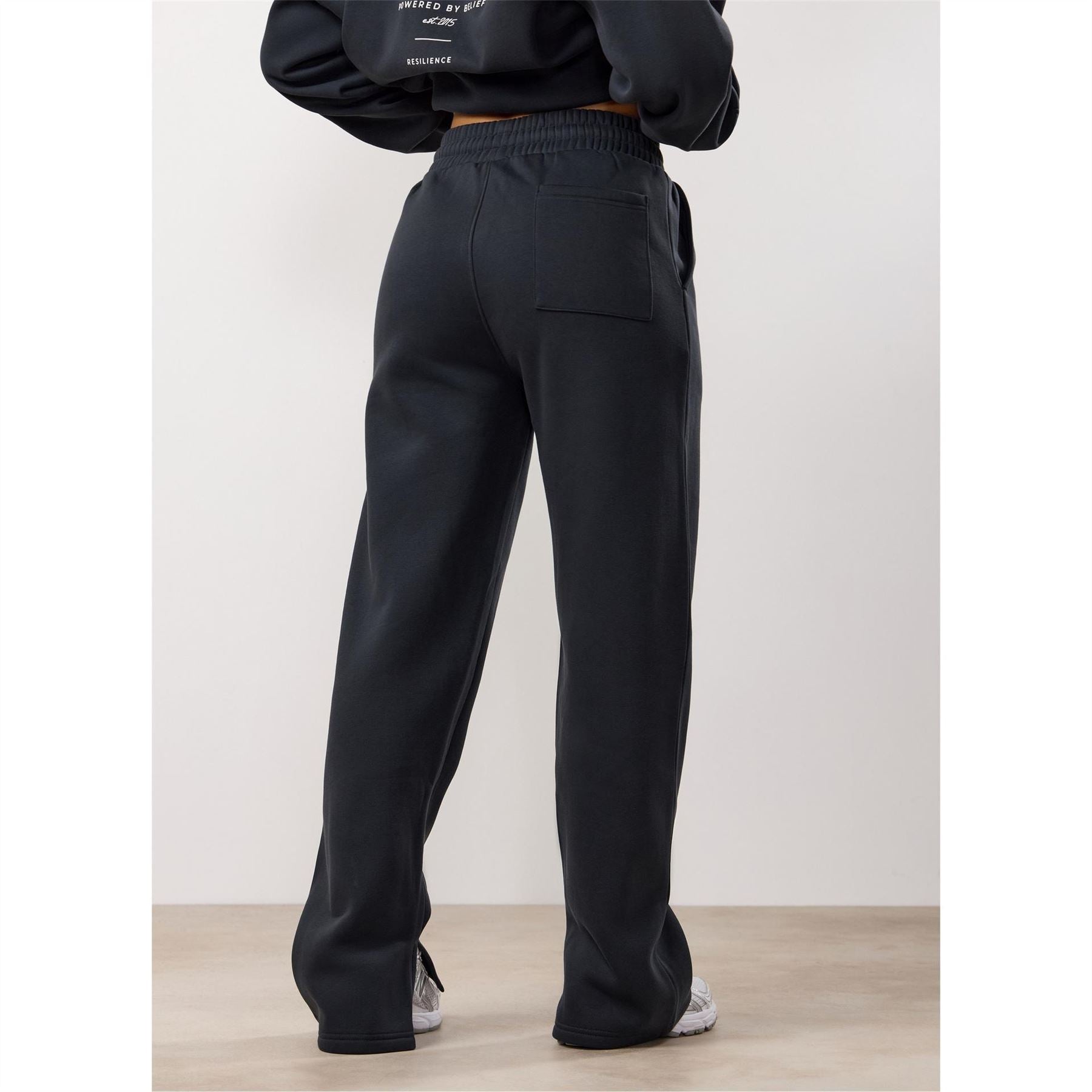 Gym King Reset High Waisted Cotton Open Hem Joggers