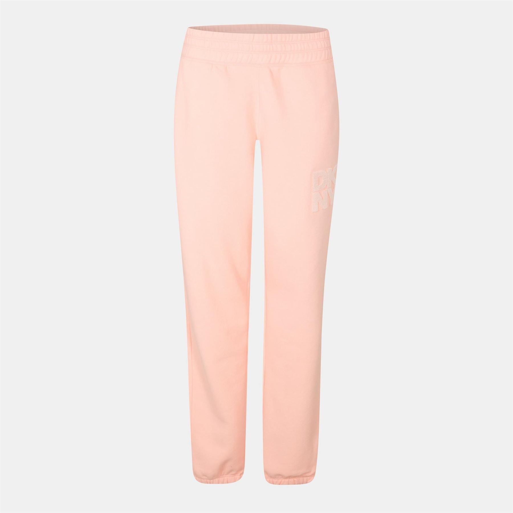 DKNY Logo Closed Cuff Fleece Joggers