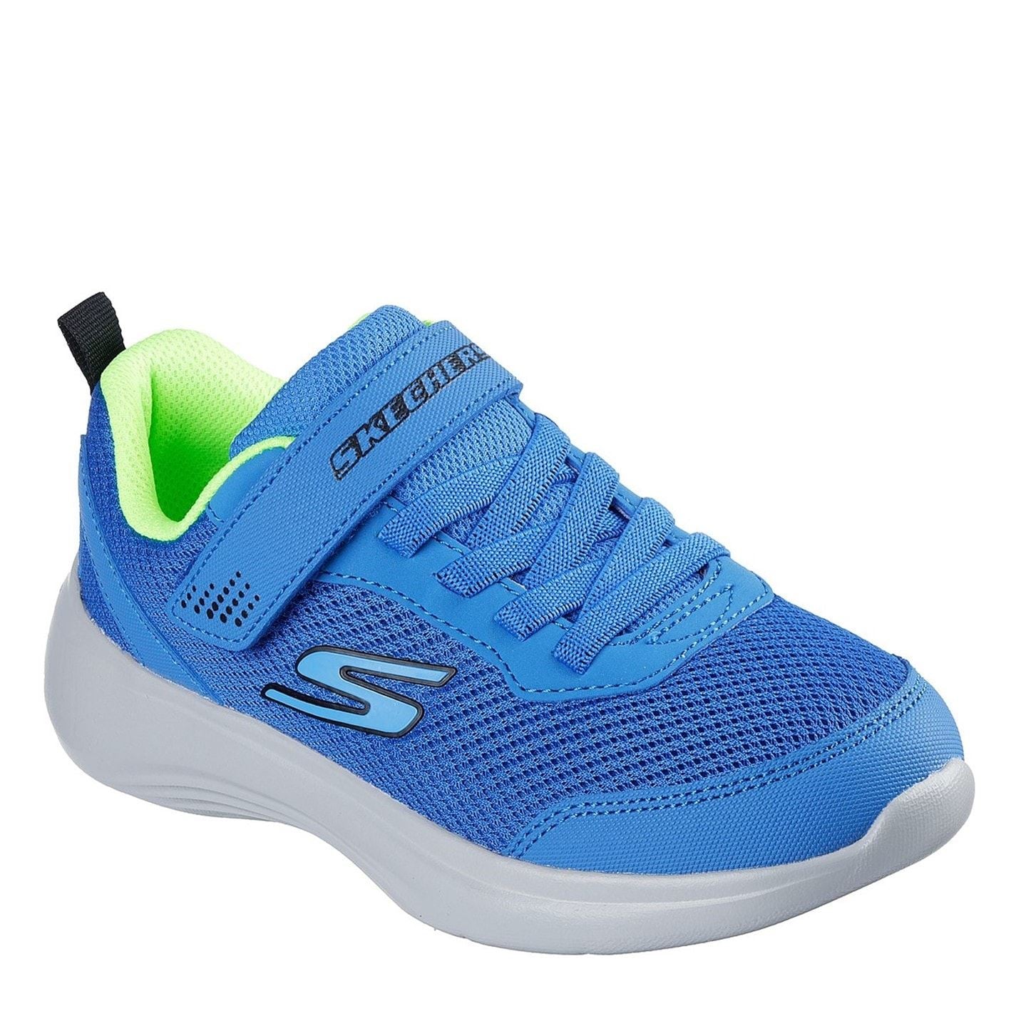 Skechers Lightweight Gore  And  Strap Sneaker Runners Boys